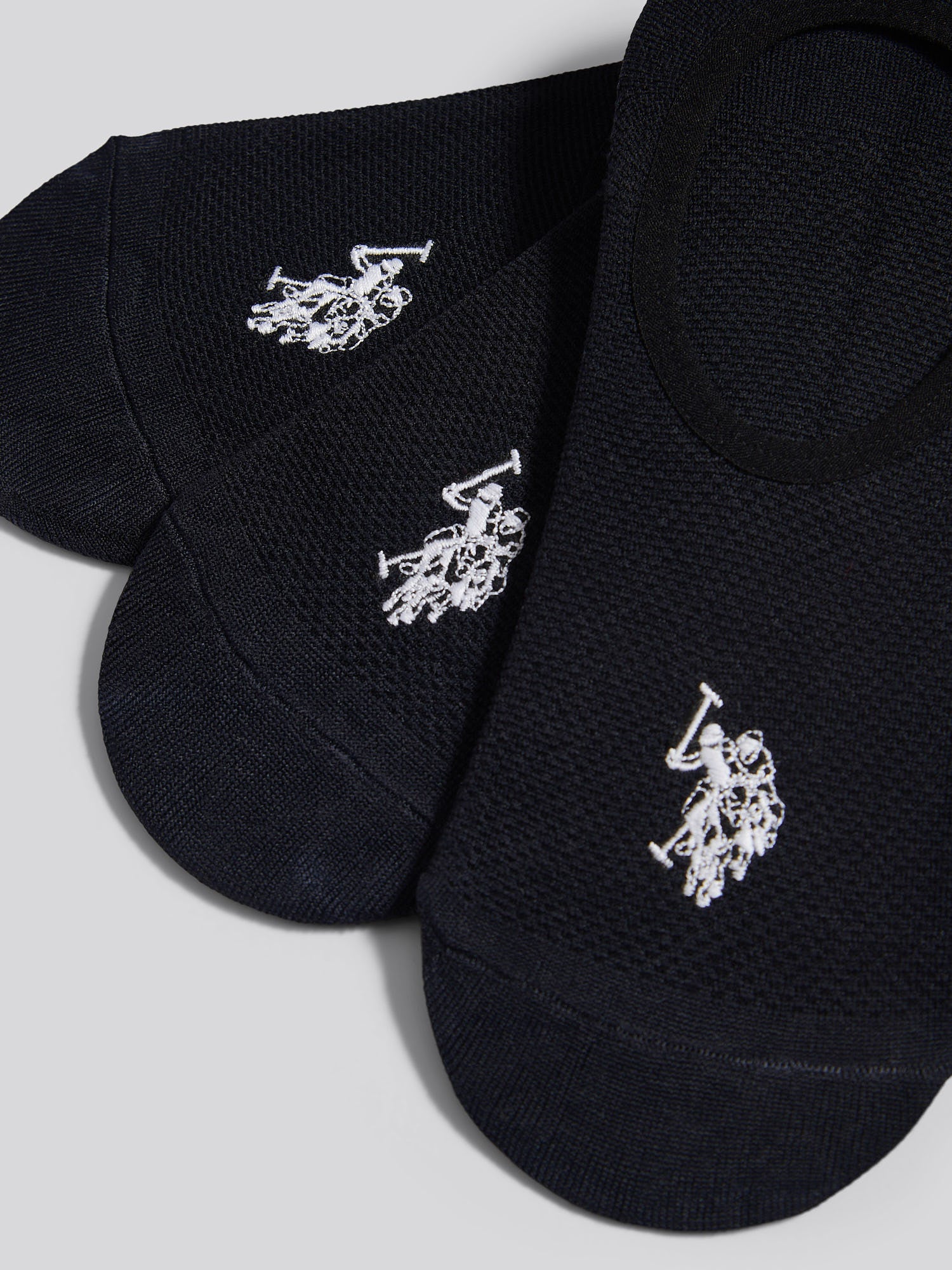 3 opakowanie Niewidzialne trener Sock Black White DHM - Image 2