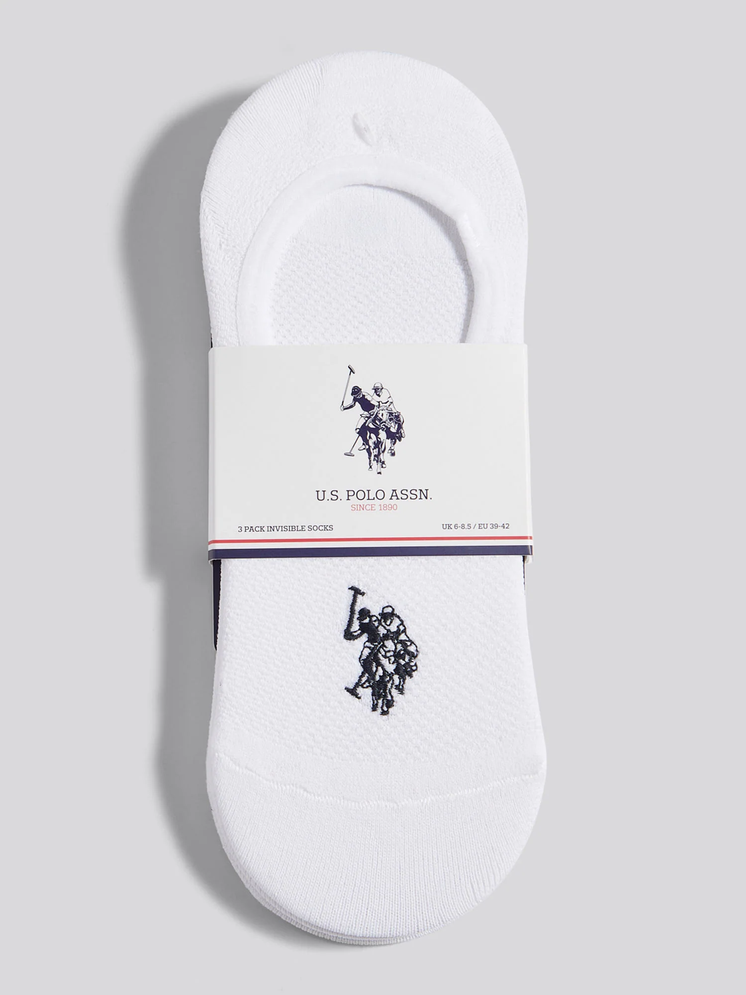 3 pakiet Invisible Trainer Sock Bright White - Image 3