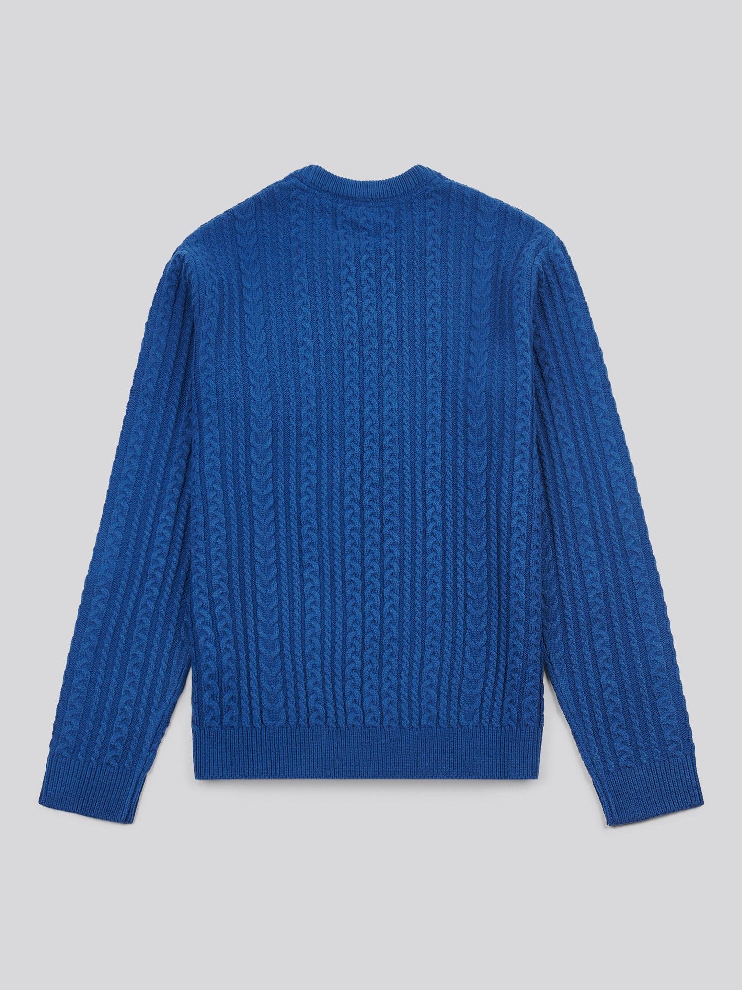 Aran Knit Crew Navy Peony - Image 6