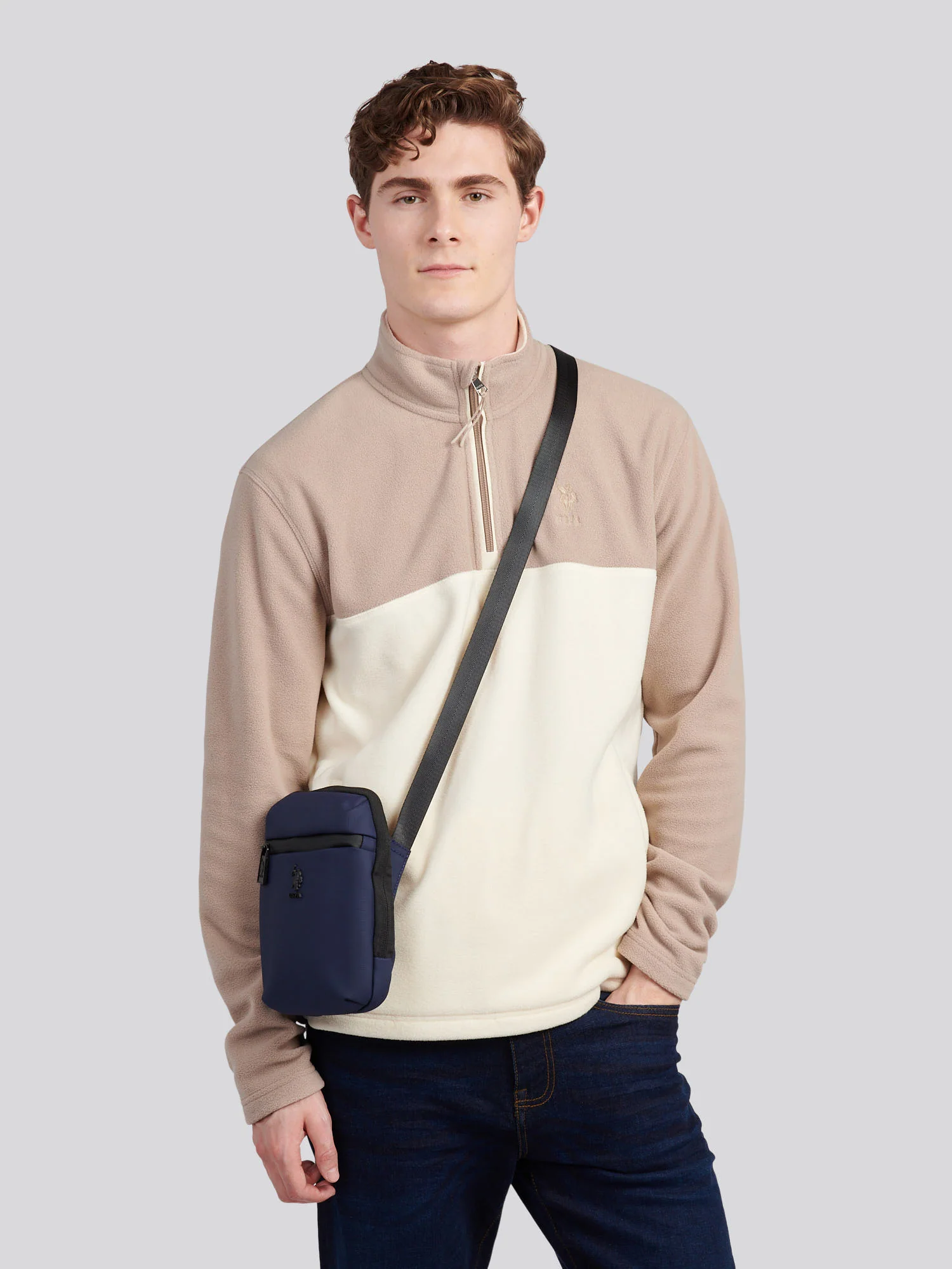 Arrowhead S. Crossbody poliesterowa marynarka wojenna - Image 2