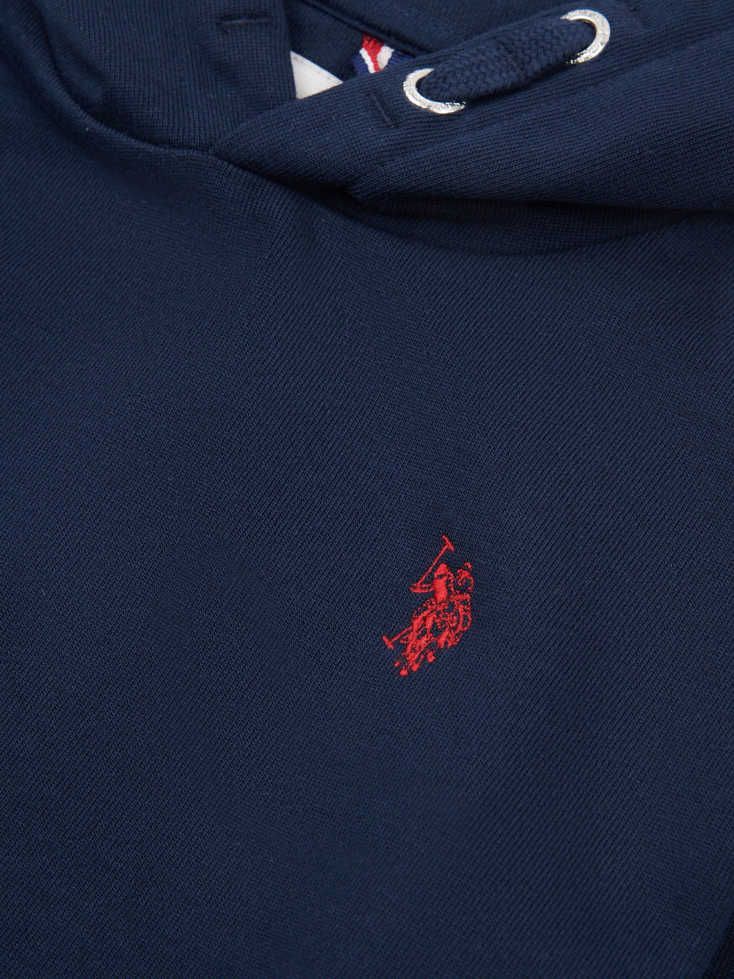 Chłopcy Double Horsemen Hoodie w ciemnym szafirowym granatowym/haute Red Dhm - Image 8
