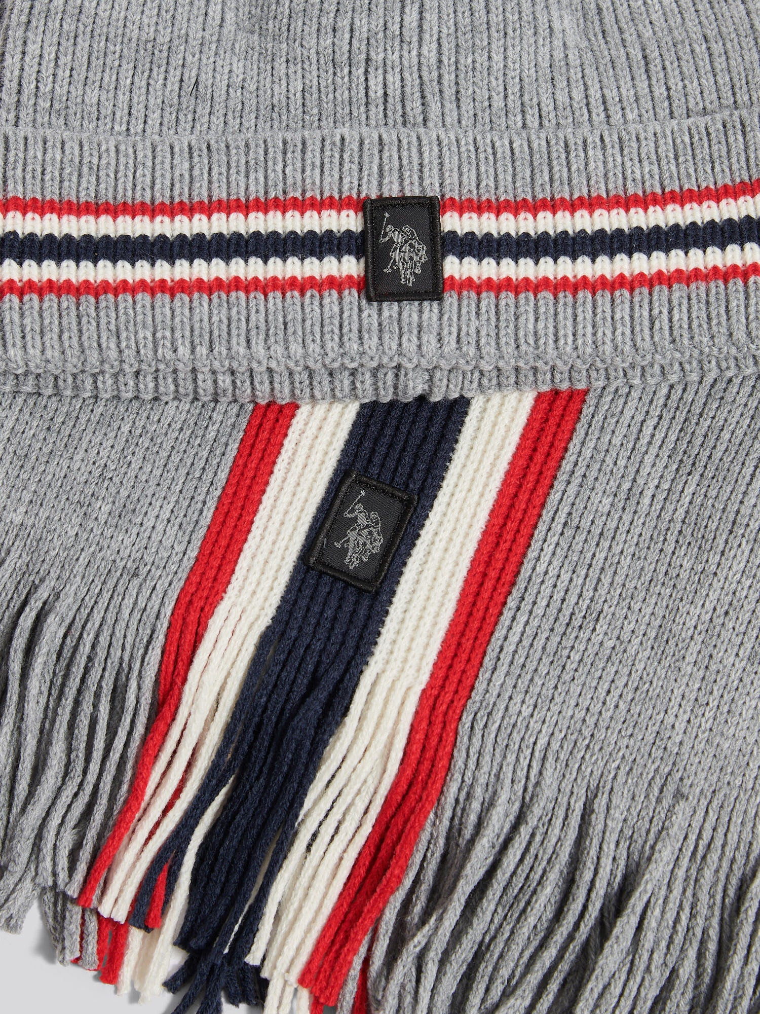 Brand Stripe Beanie i szalik - Image 3