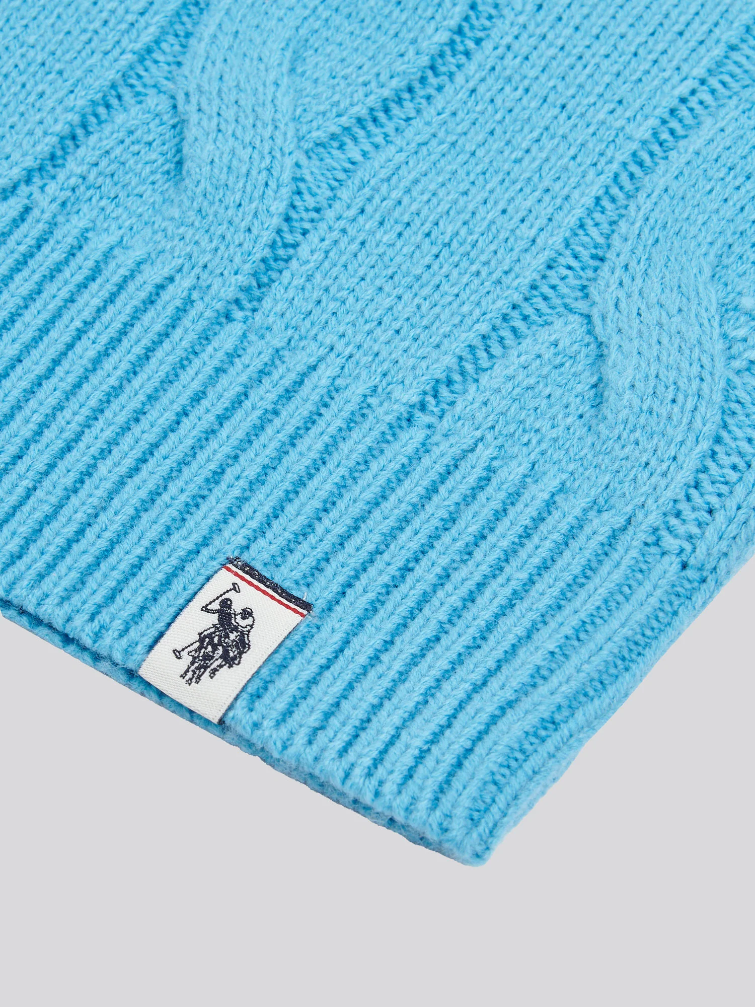 Cable Knit Crew Heritage Blue - Image 7