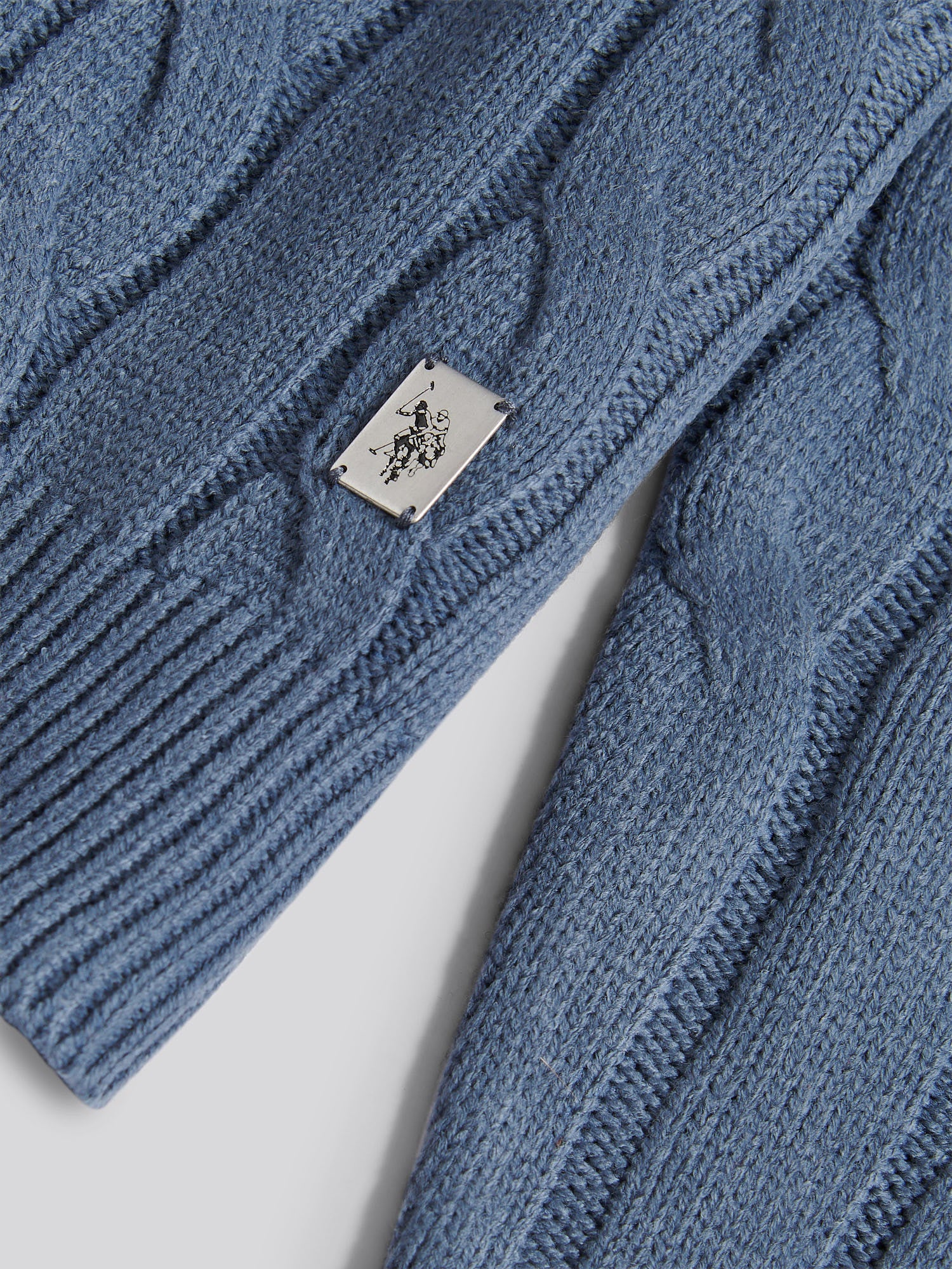 Kabel Knit lejek vintage indygo - Image 7