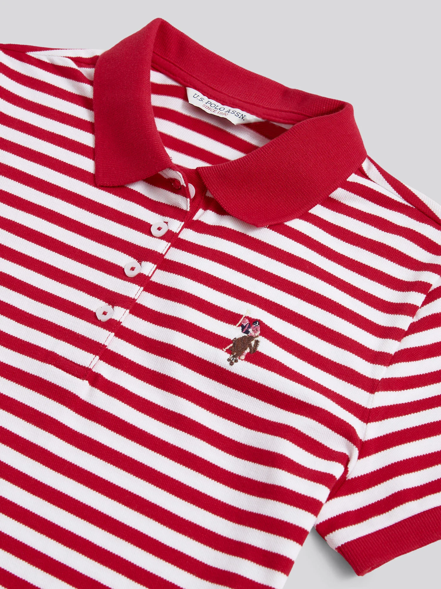 Kontrast CLARAR PIOLO koszula polo Jalapeno Red - Image 9