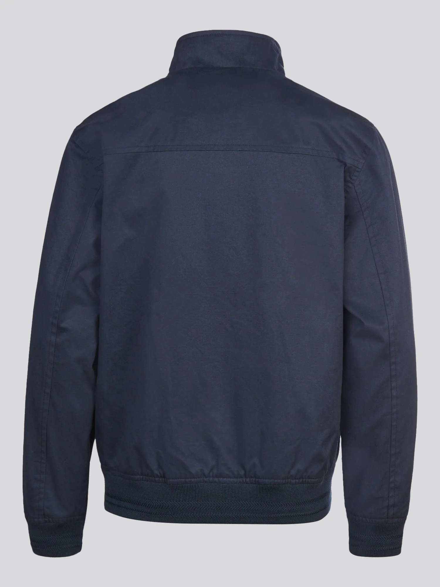 Boys Cotton Twill Harrington Jacket Dark Sapphire Navy / Haute Red DHM - Image 9