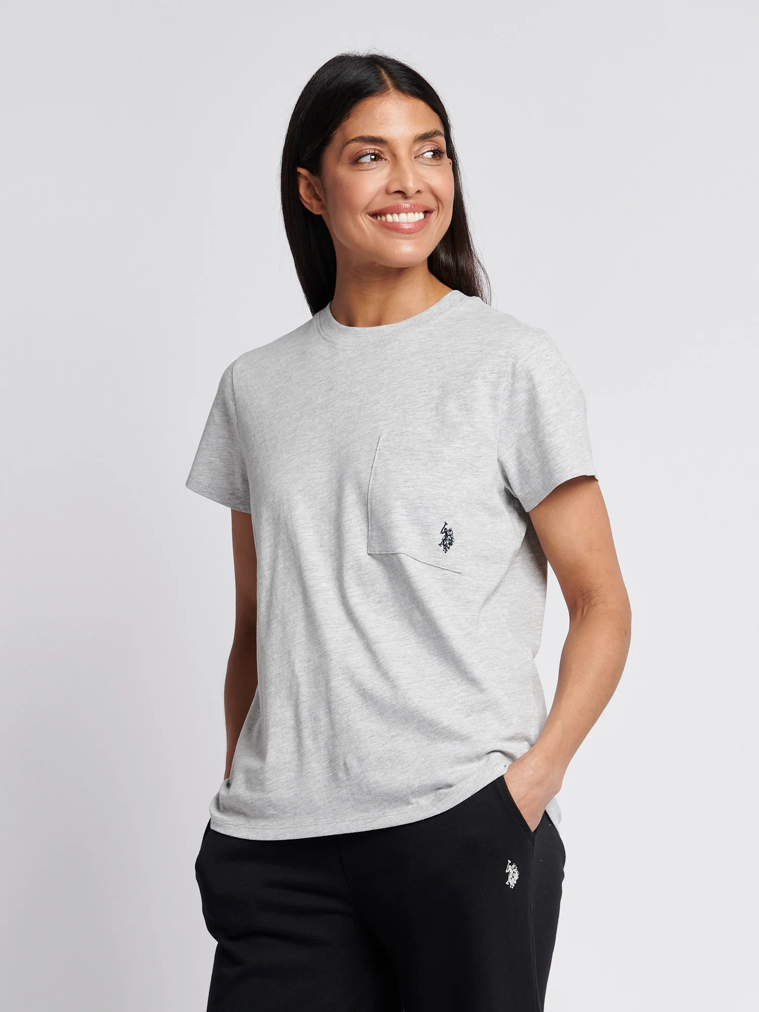 Kieszonkowy szare z załogi Pearl Grey Marg