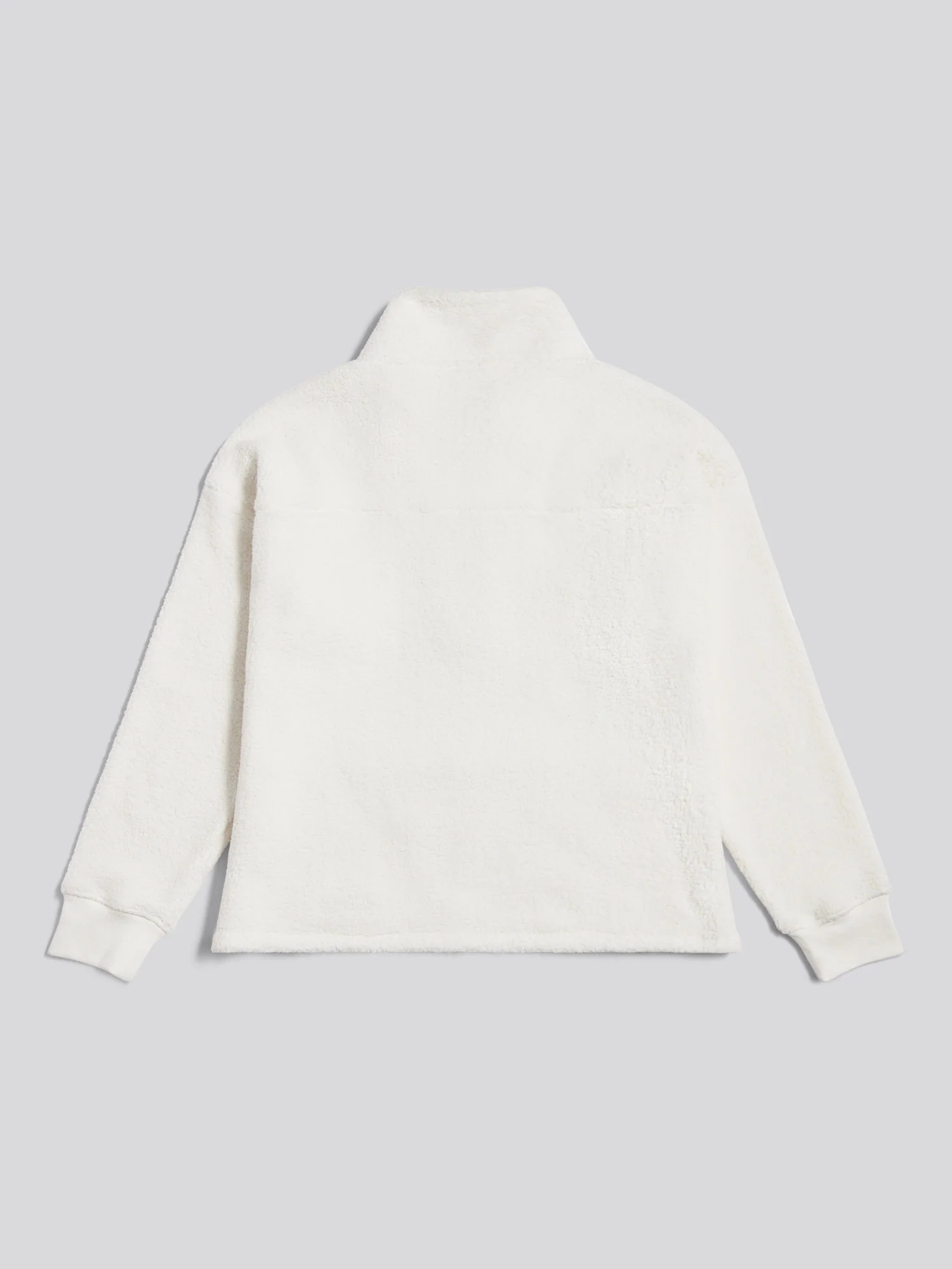 DHM Borg Quarter Zip Marshmallow - Image 6
