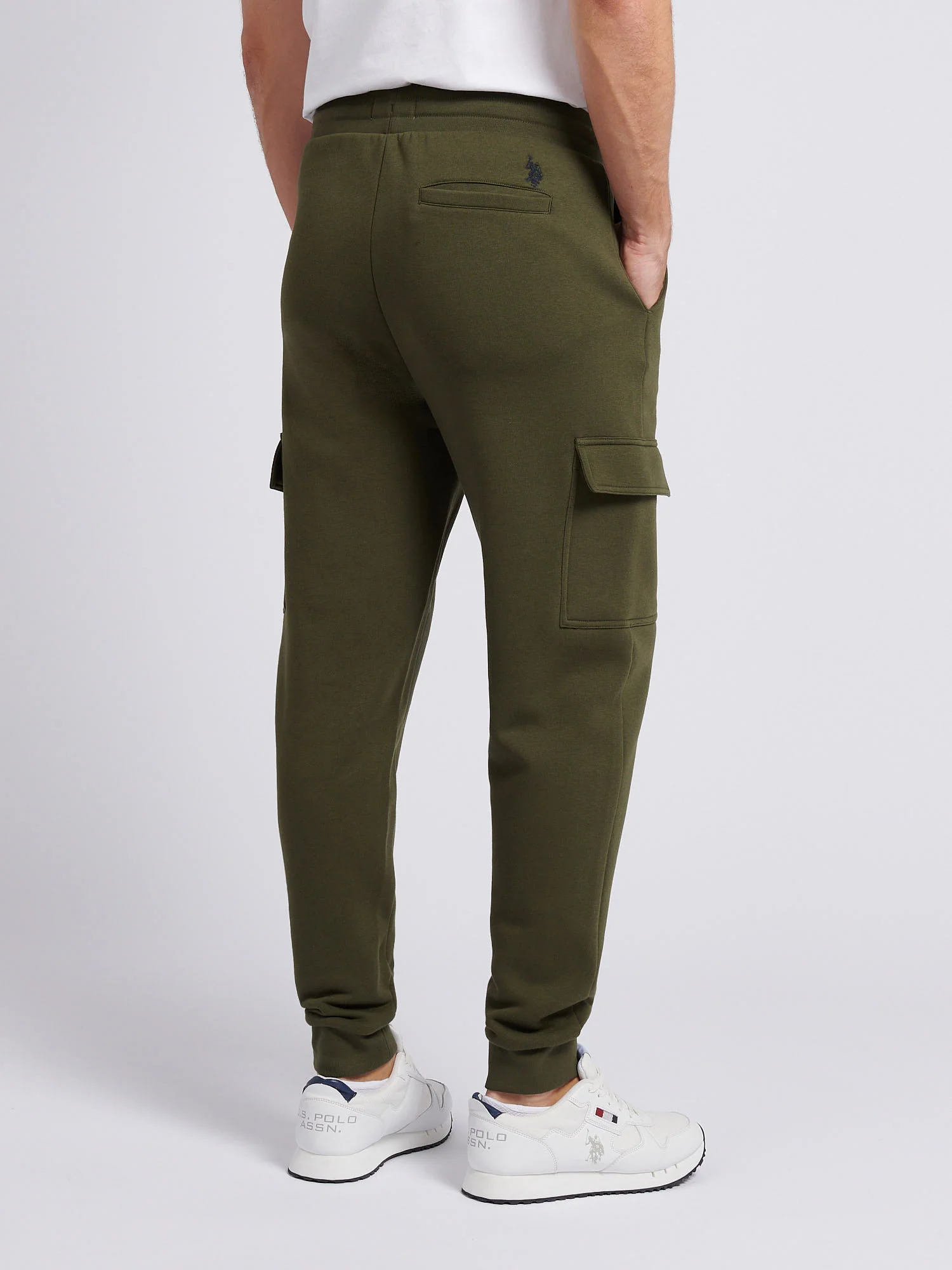 DHM Cargo Sweat BB Jogger Forest Night - Image 3