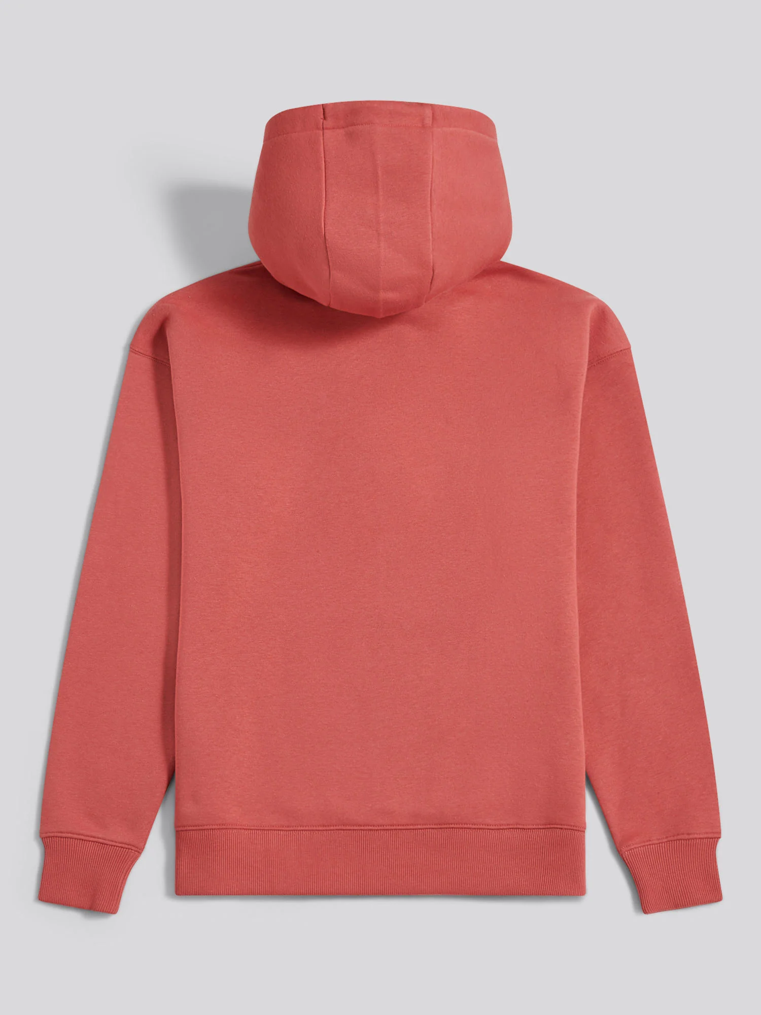 Womens Double Horsemen Hoodie Mineral Red - Image 8