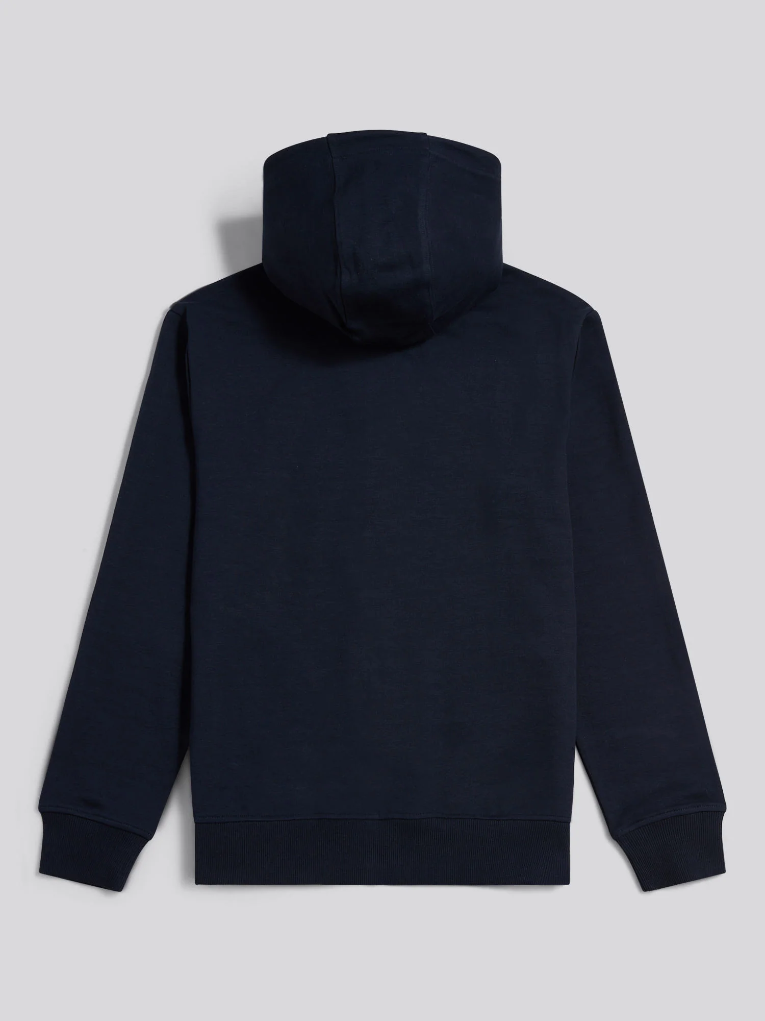 Mens Double Horsemen Interlock Zip Hoodie Dark Sapphire Navy - Image 2
