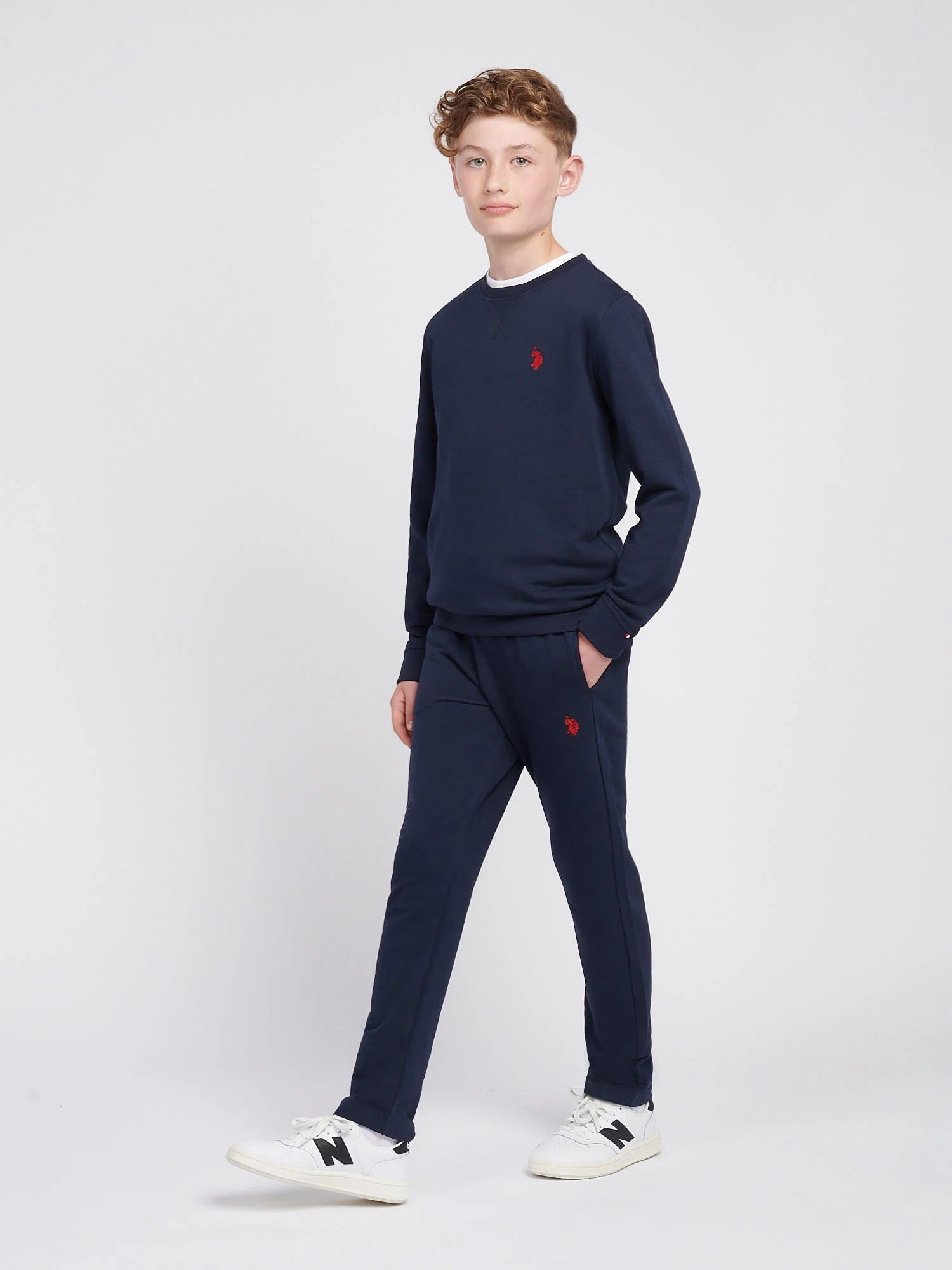 DHM LB Crew Dark Sapphire Navy/Haute Red Dhm - Image 3