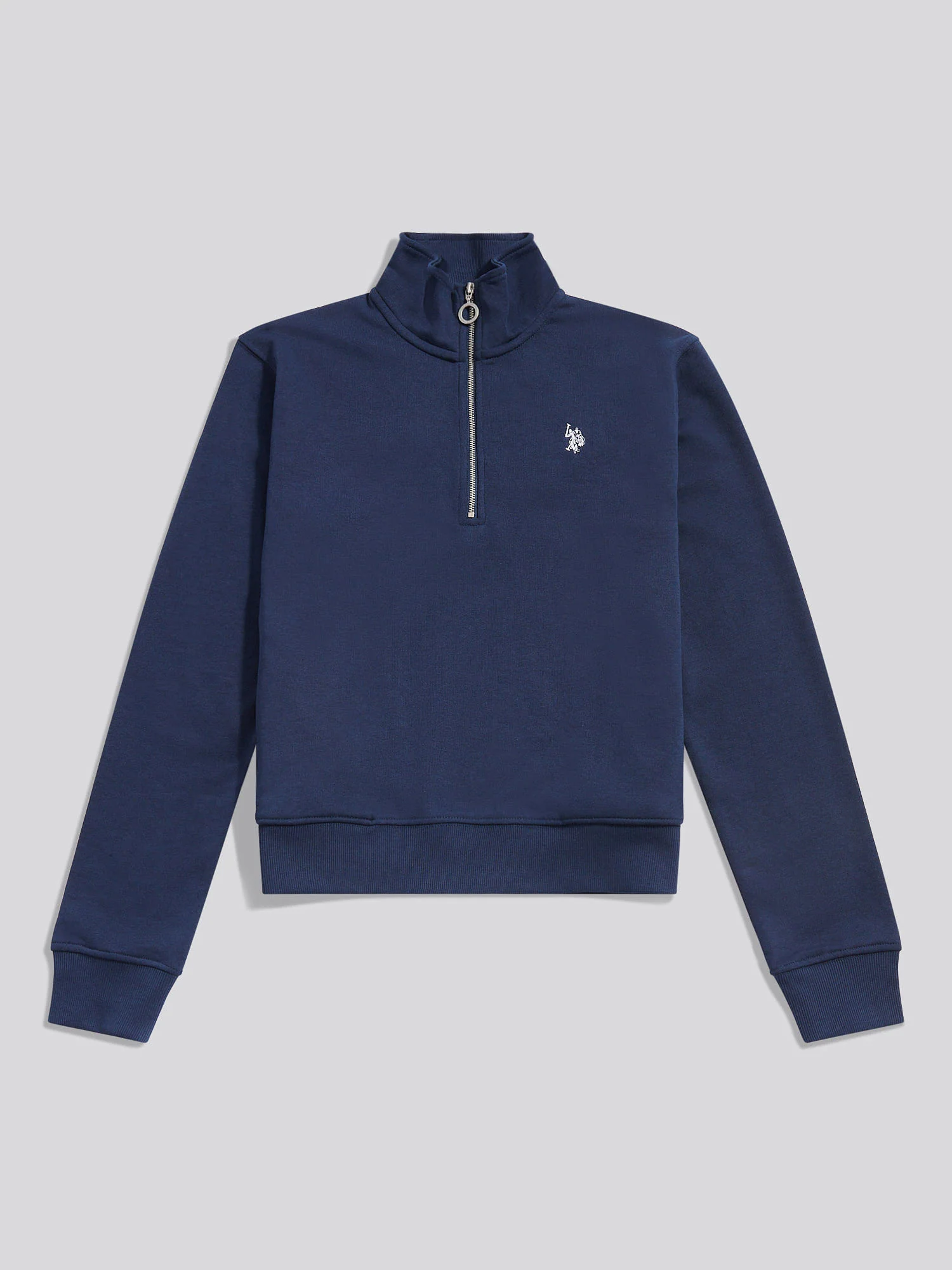 DHM LB Quarter Zip Swe Navy Iris - Image 6