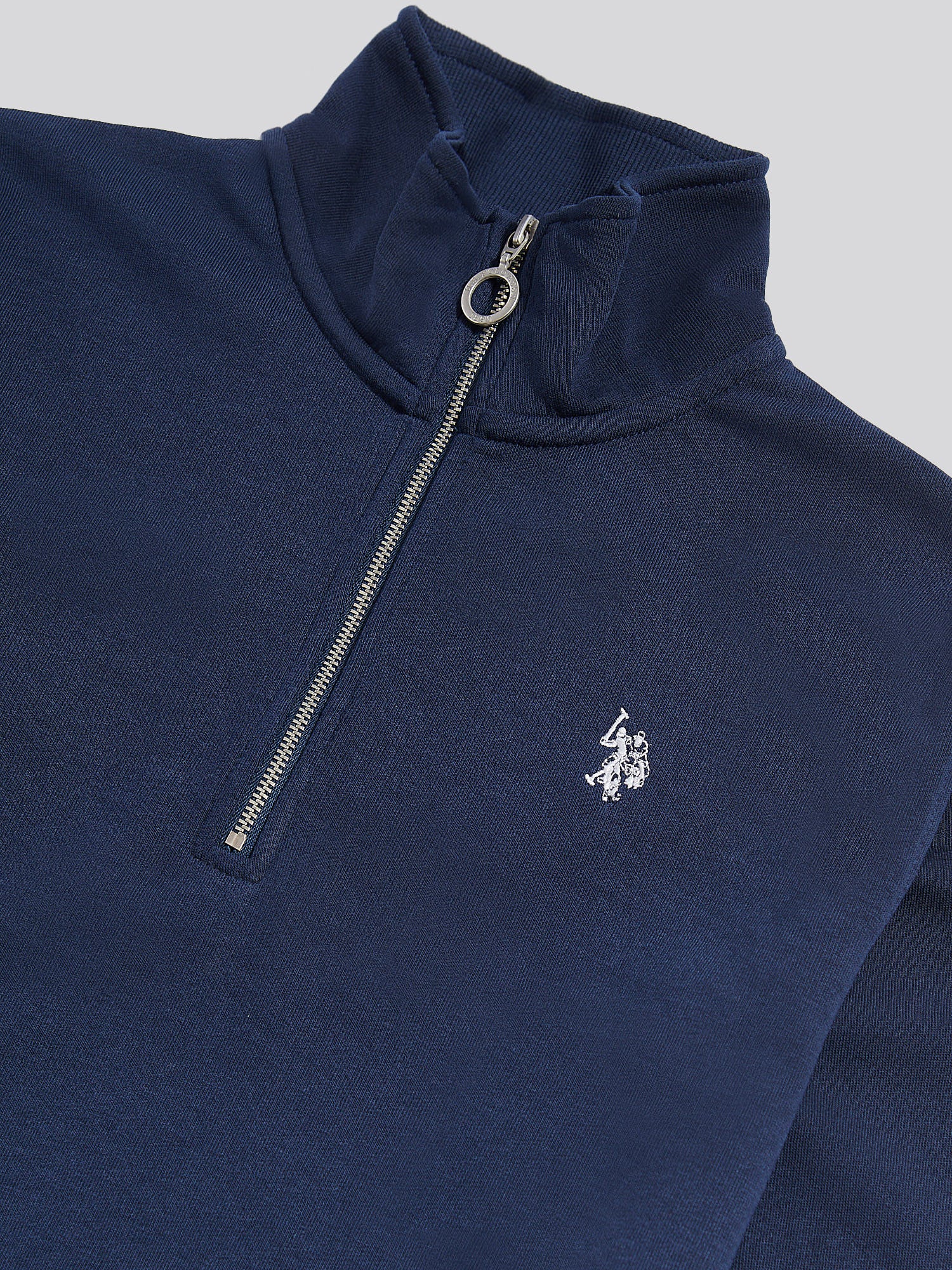 DHM LB Quarter Zip Swe Navy Iris - Image 8