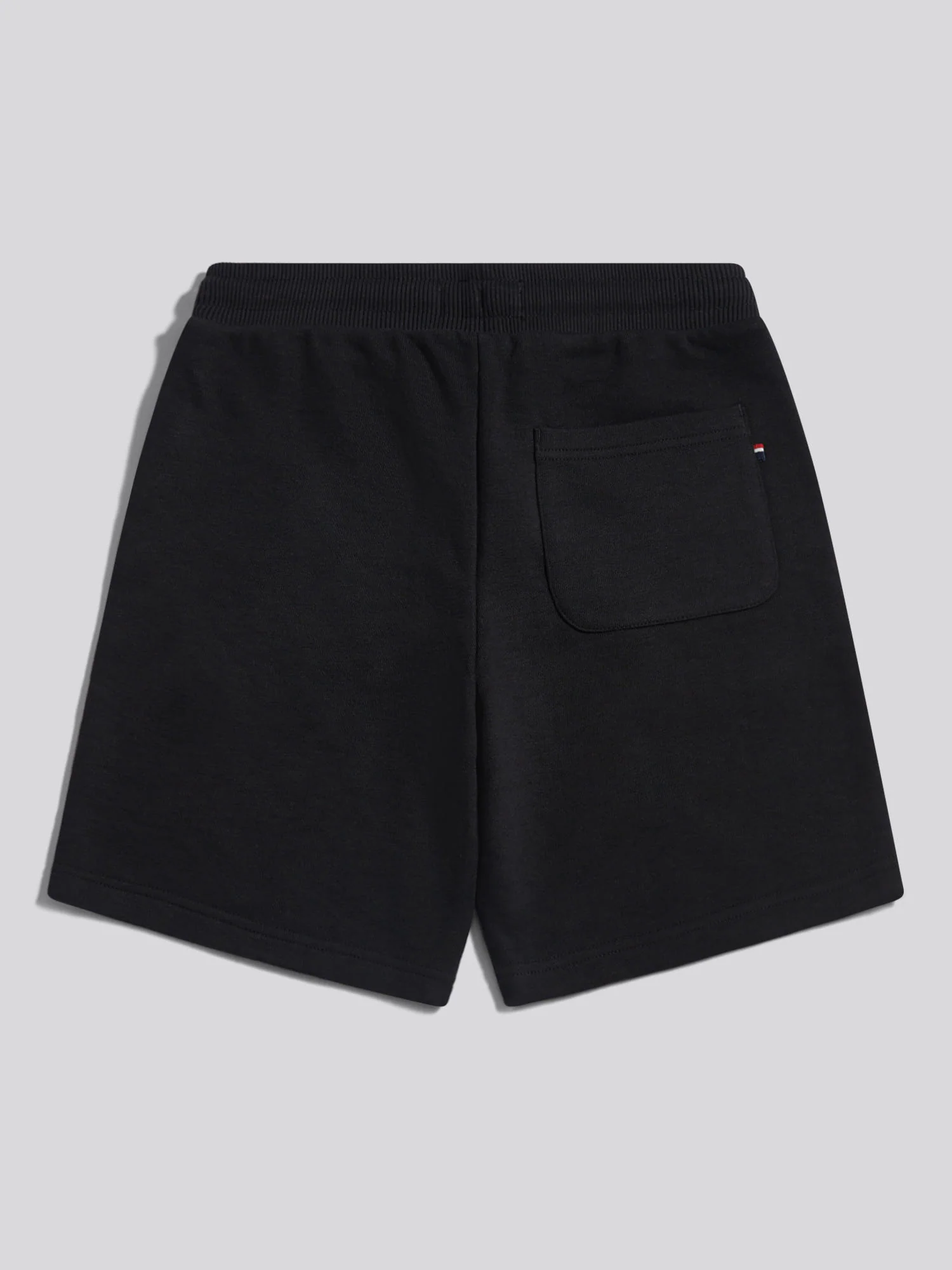 Boys Double Horsemen Sweat Shorts Black Bright White DHM - Image 6
