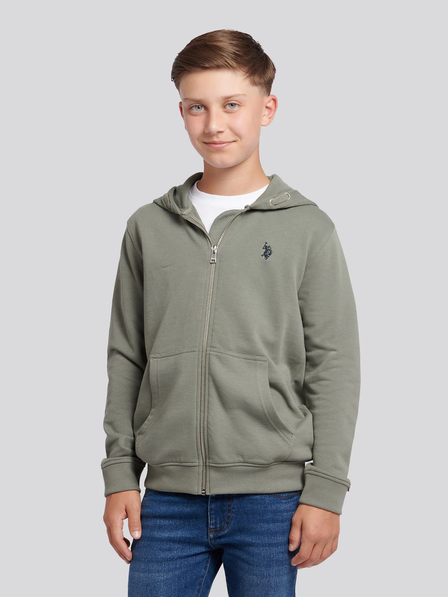 DHM LB ZIP BUDIE BOLLED BASIL
