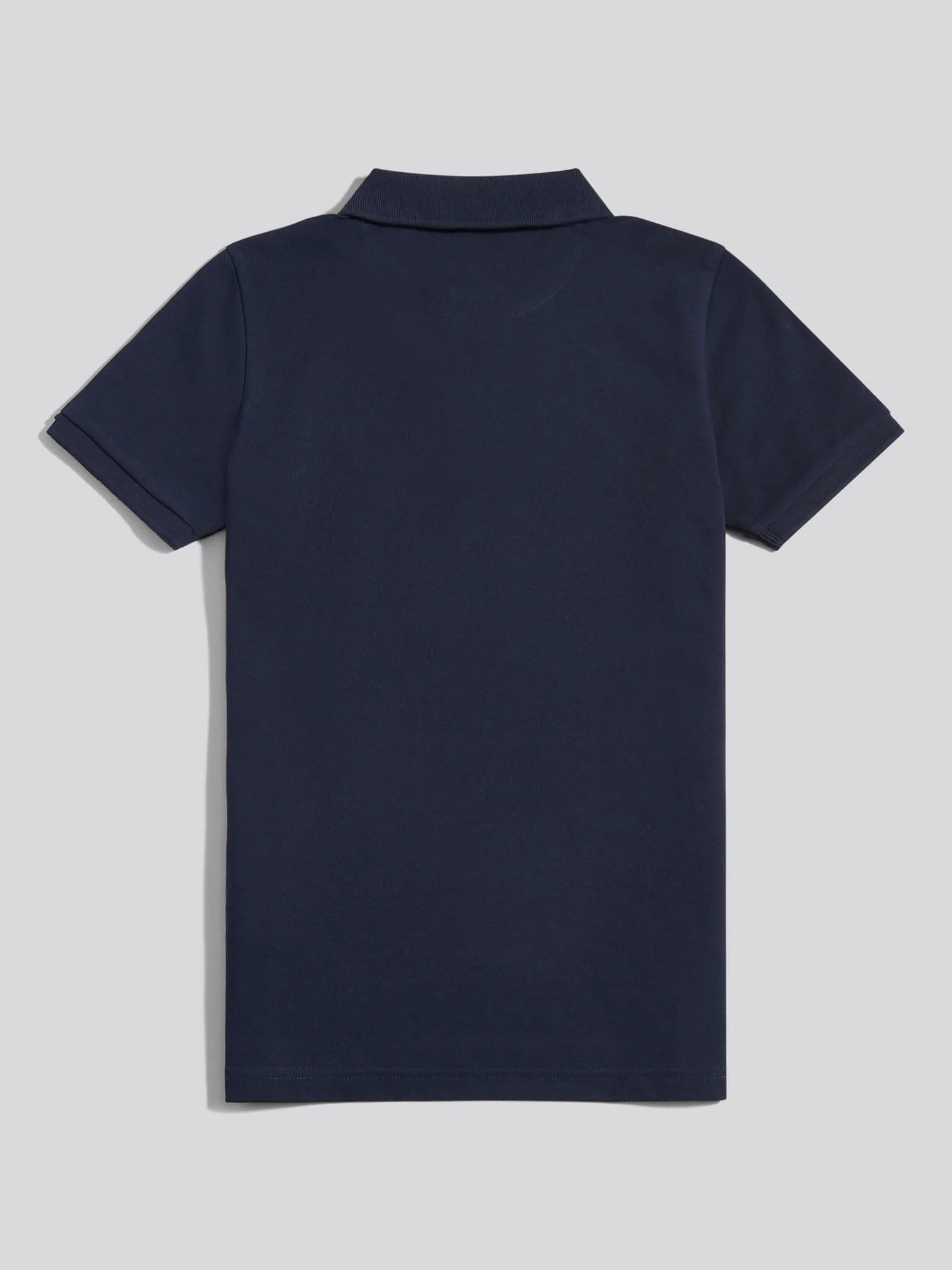 DHM Pique Polo Dark Sapphire Navy/Haute Red Dhm - Image 6