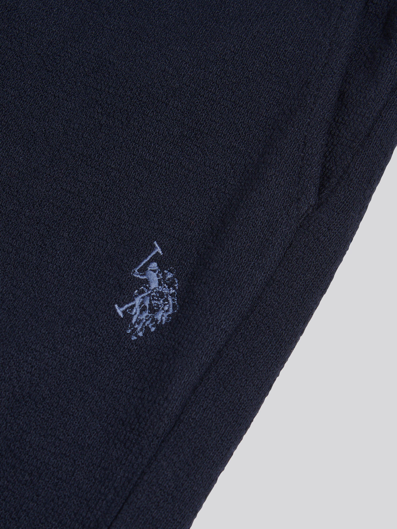 Mens Terry Sweat Shorts Dark Sapphire Navy / Moonlight Blue DHM - Image 7