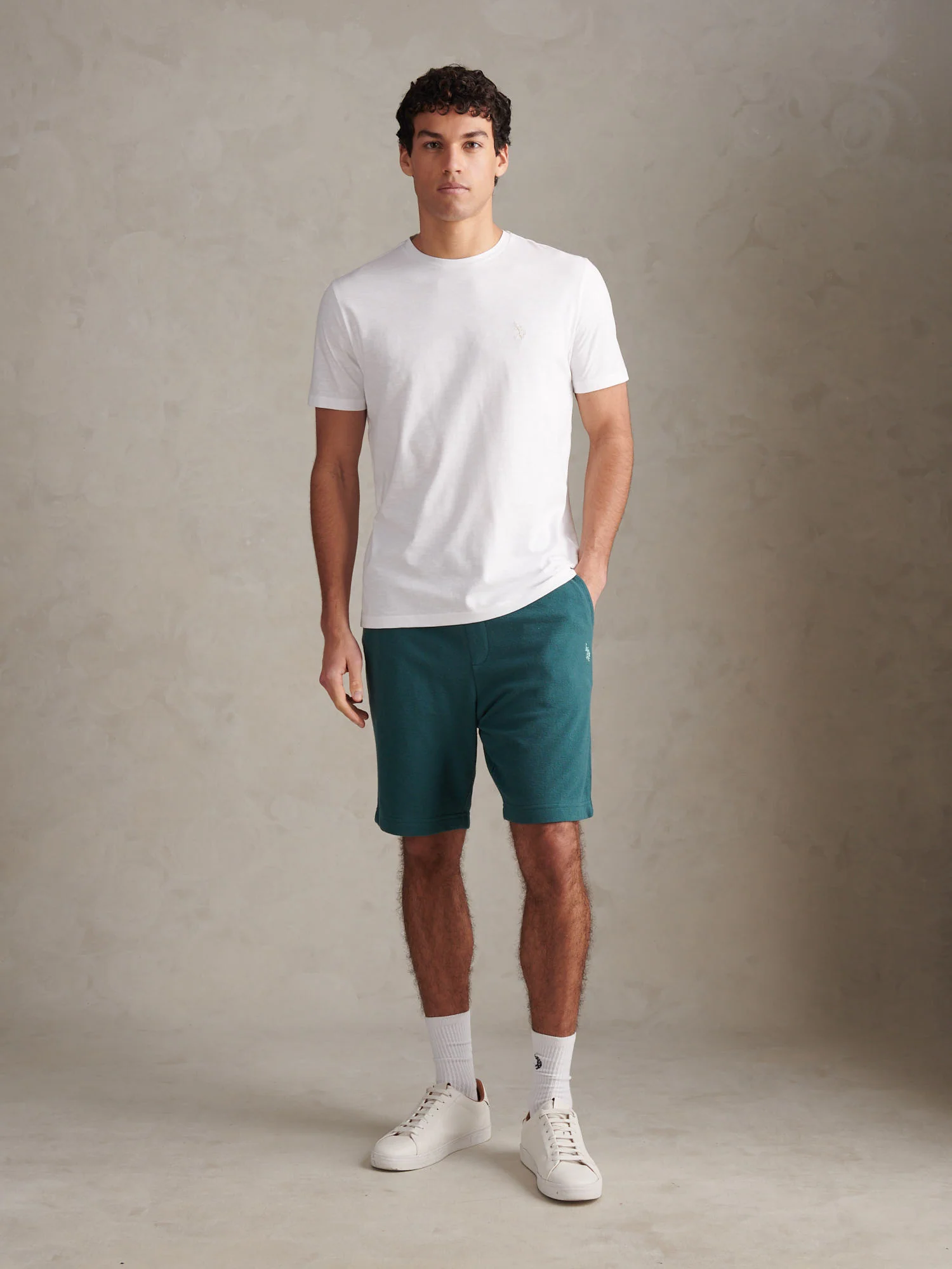 Mens Terry Sweat Shorts Mediterranea - Image 3