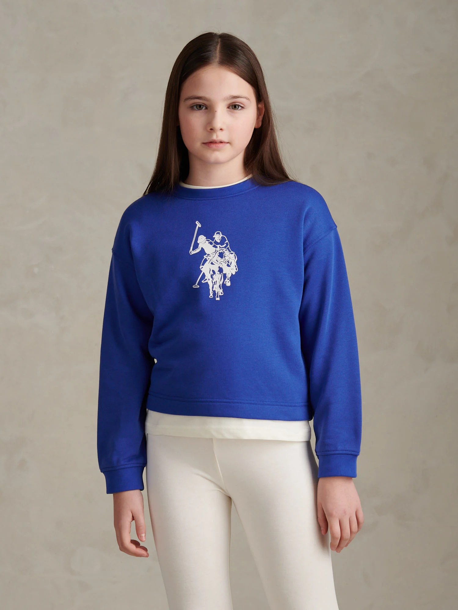 Girls Graphic Boxy Sweat & Legging Set Dazzling Blue - Image 3