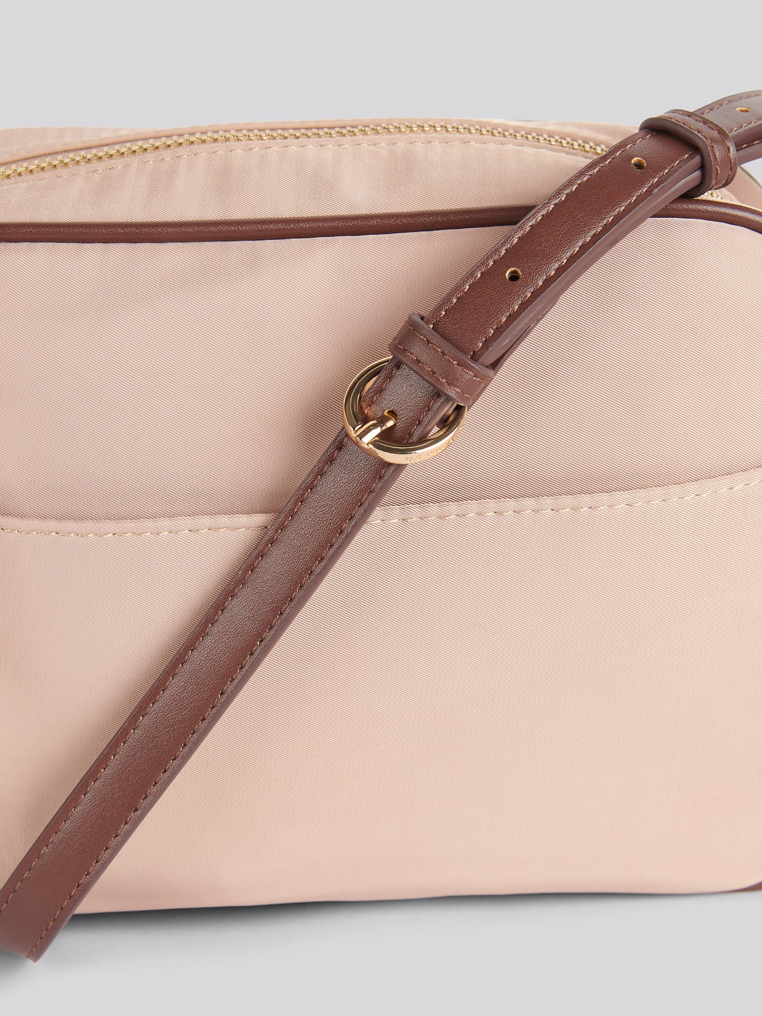 Houston Crossbody W Pocket poliester/pu ciepła taupe - Image 6