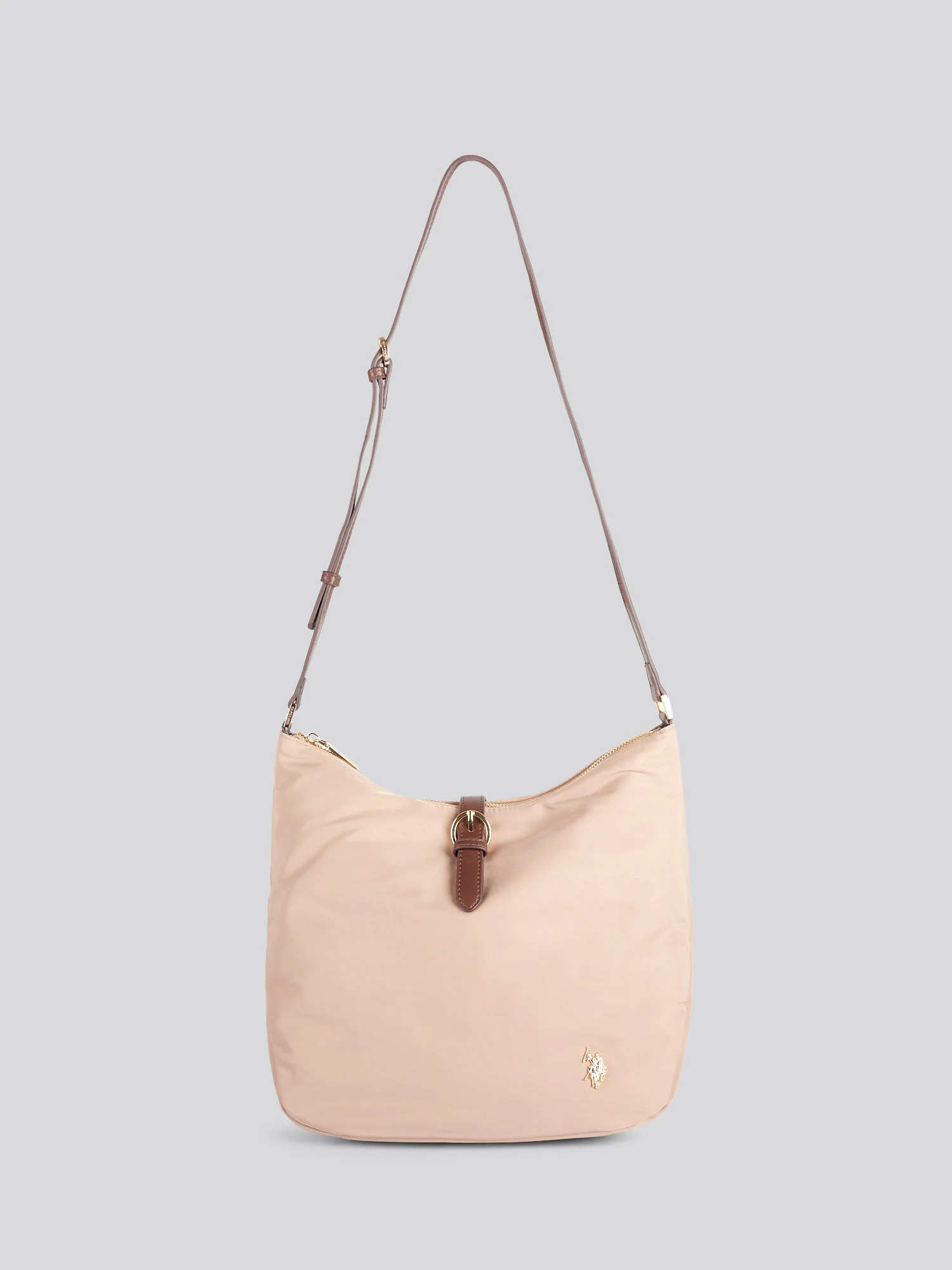 Houston Hobo poliester/pu ciepła taupe