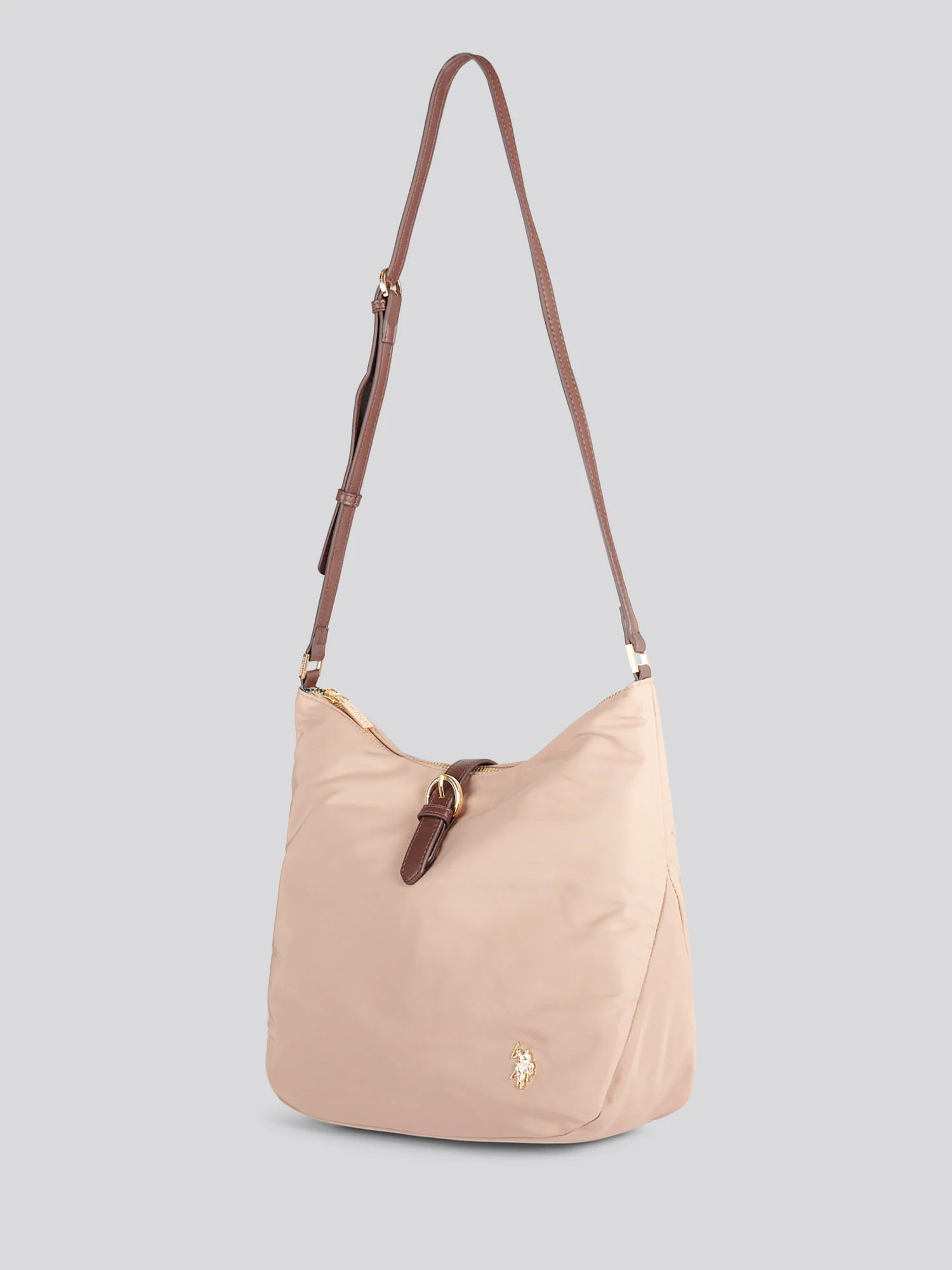 Houston Hobo poliester/pu ciepła taupe - Image 2