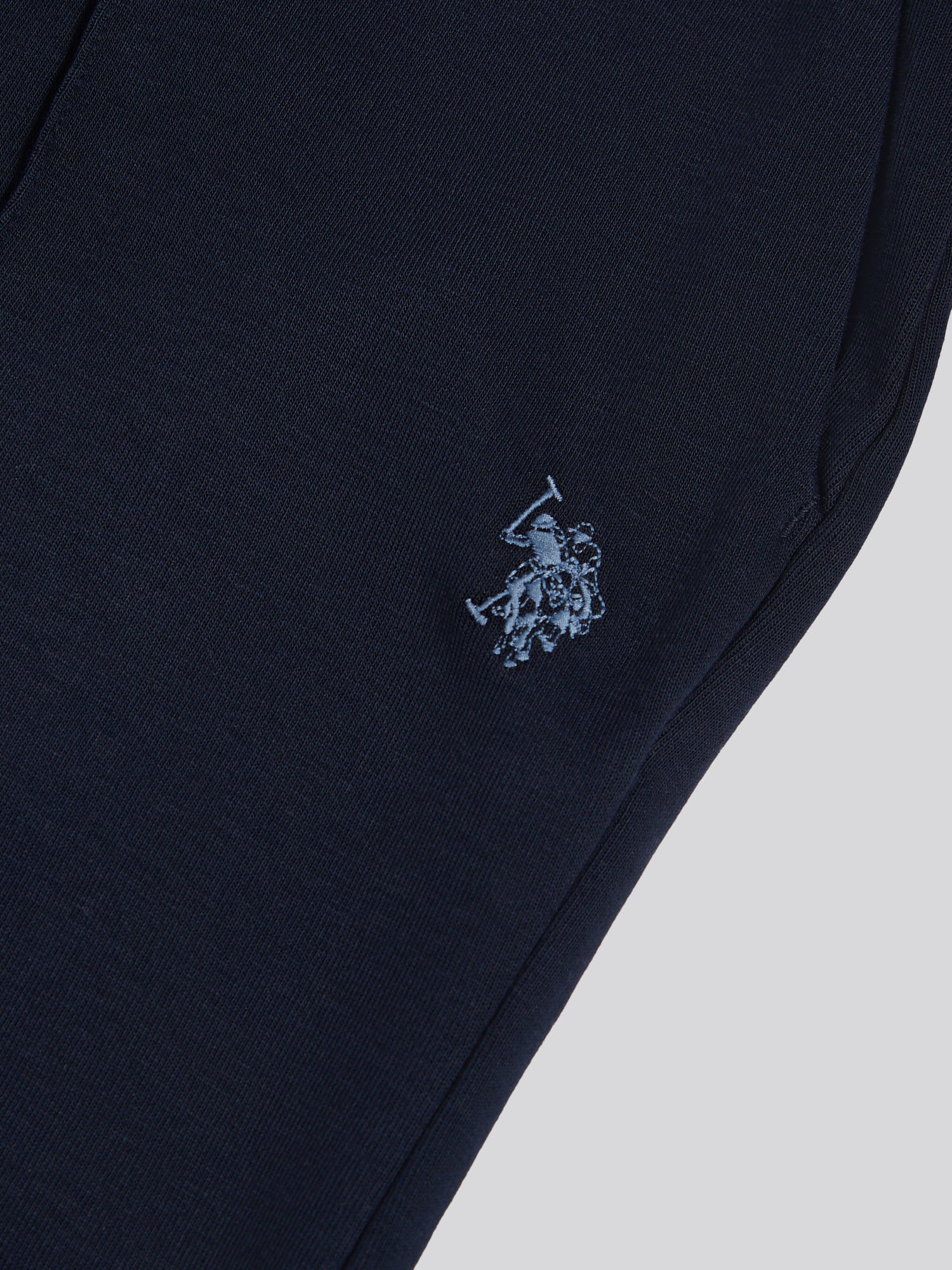 Mens Interlock Pintuck Joggers Dark Sapphire Navy - Image 7