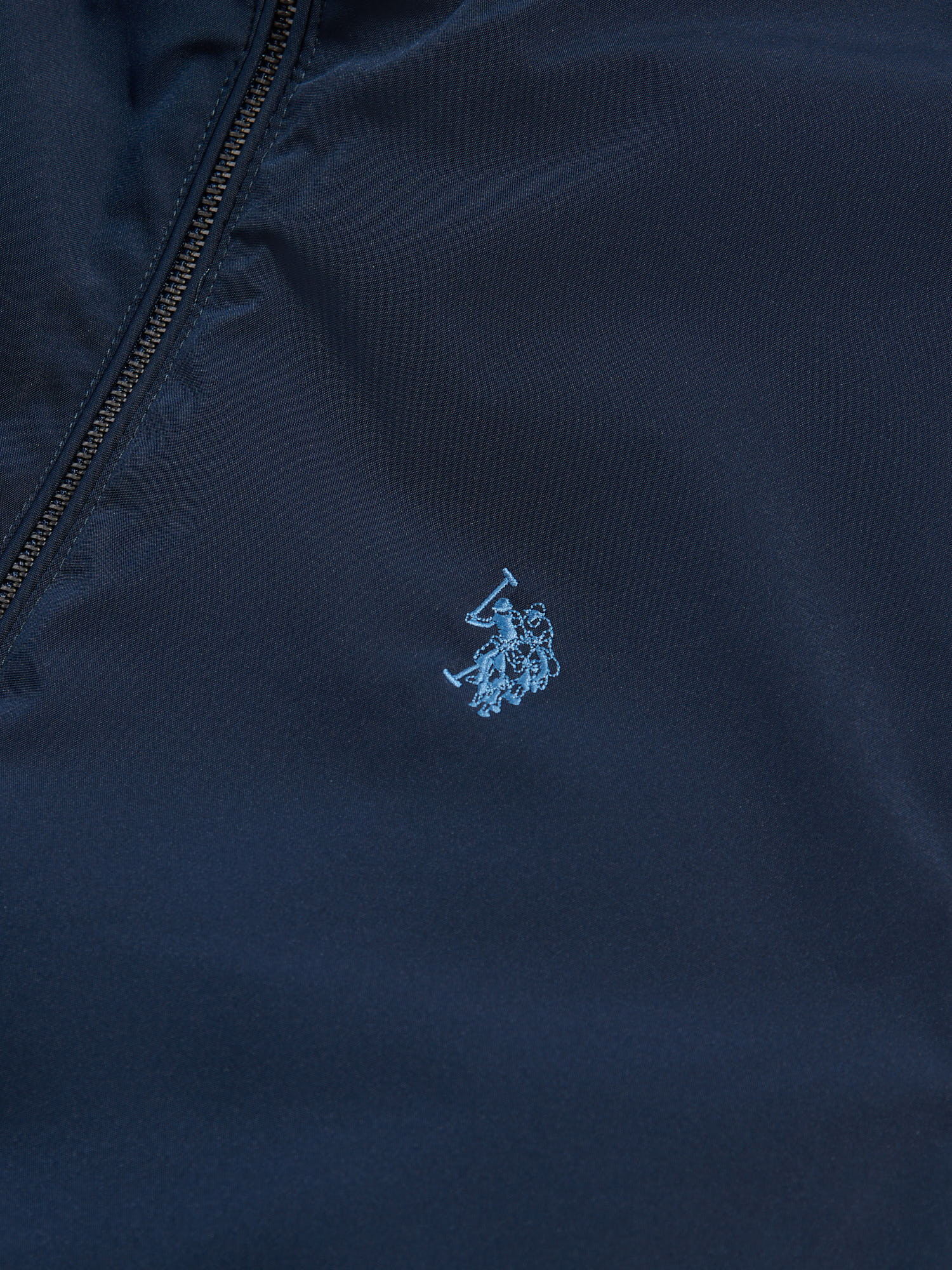 Mens Jersey Lined Quilted Gilet Dark Sapphire Navy / Moonlight Blue DHM - Image 8