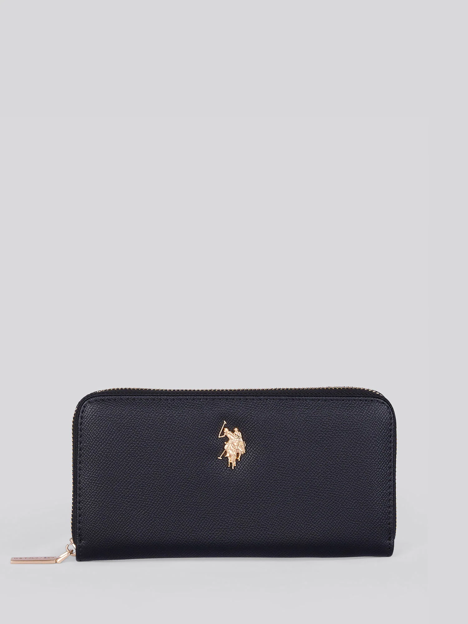 Jones Large Zip wokół pu czarny