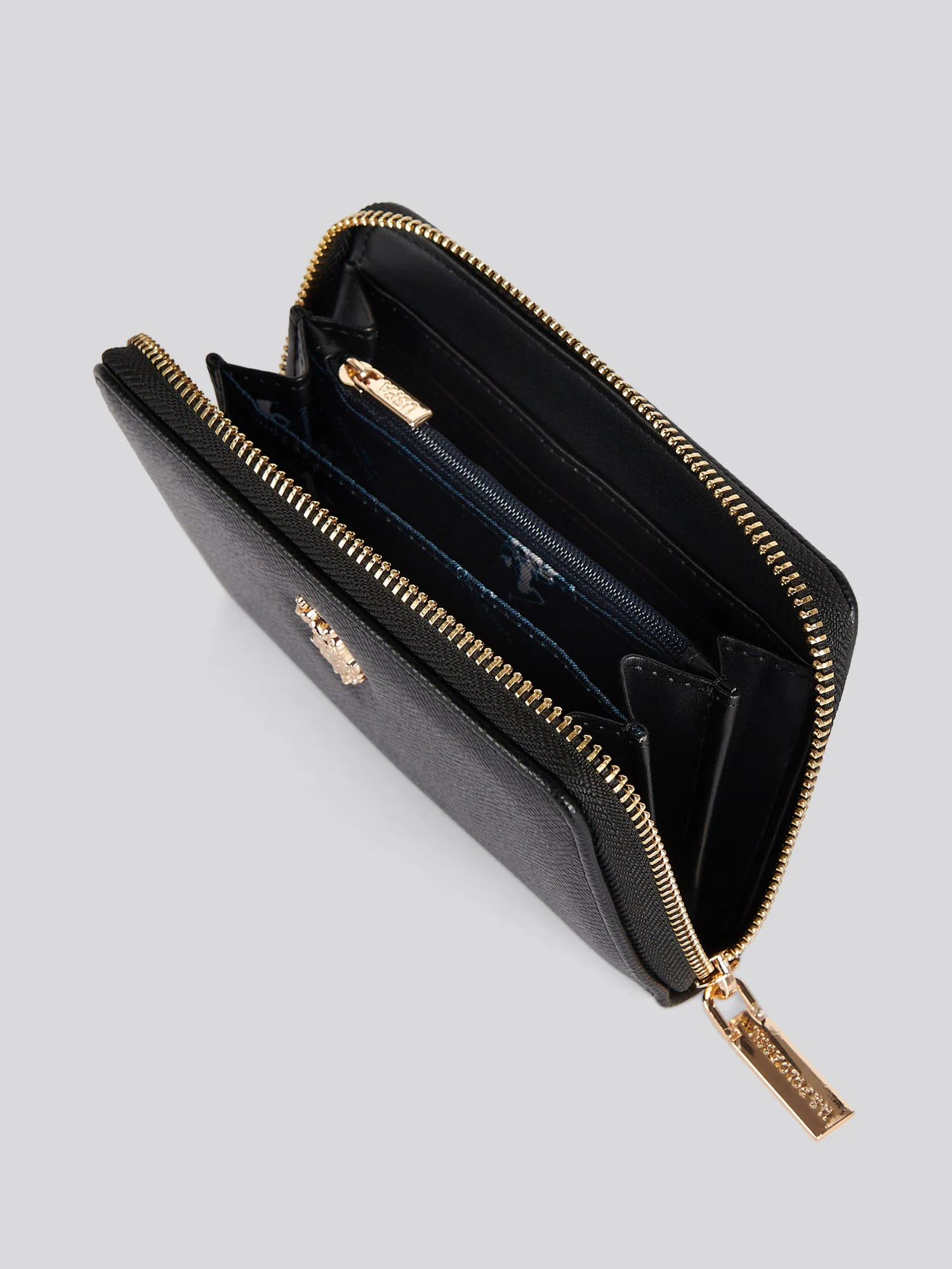 Jones Medium Zip Portfel pu czarny - Image 4