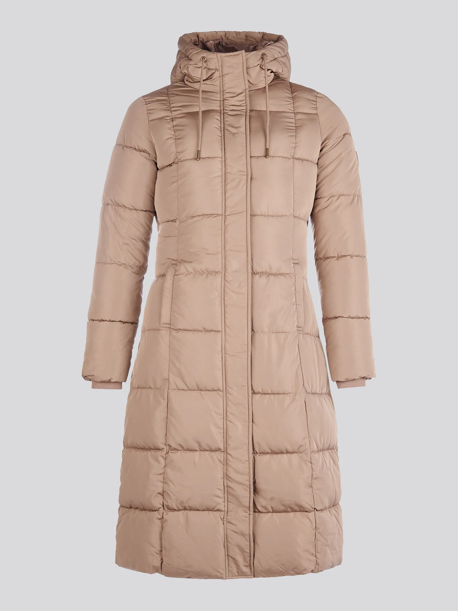 Longline Square Quilt Puffer Płaszcz Bezpłatny - Image 7