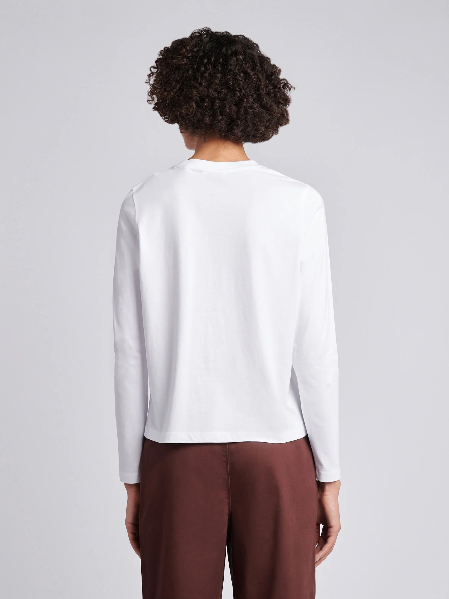 LS Pocket Tee Bright White - Image 4