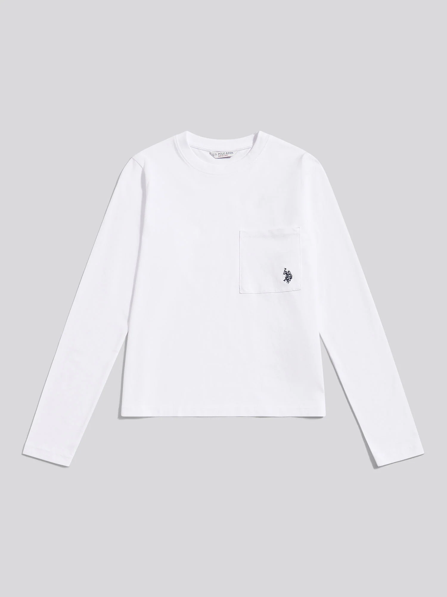 LS Pocket Tee Bright White - Image 5