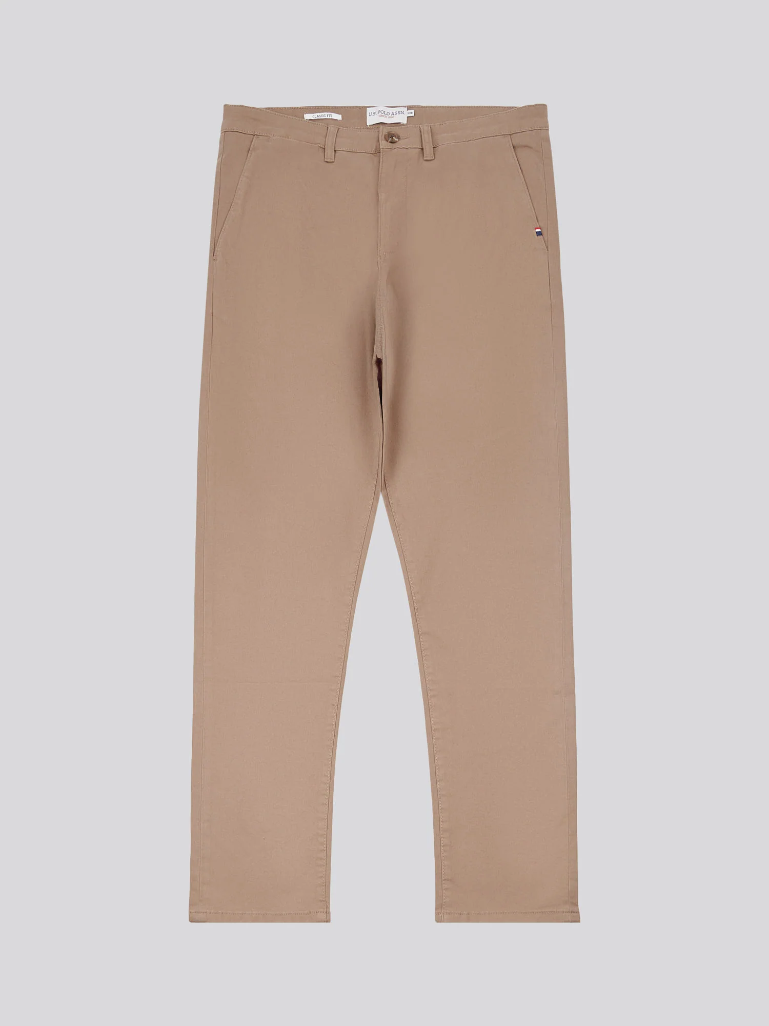 Męskie klasyczne chinos w shitake - Image 6