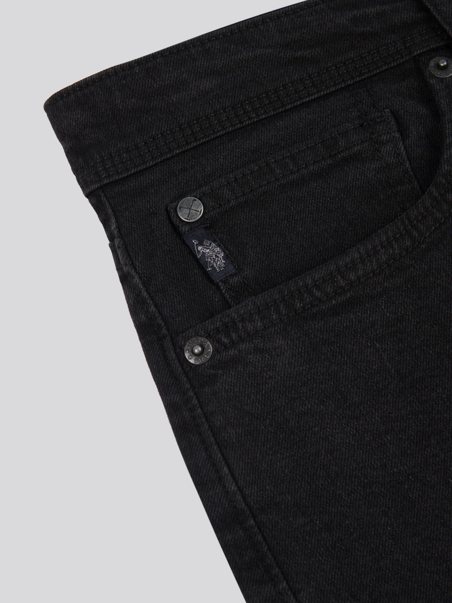 Mens Classic Fit Jean w czarnym myciu - Image 8