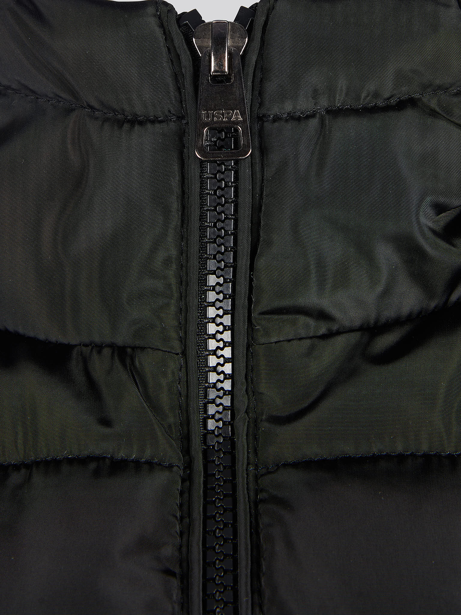 Mens Classic Longline Puffer Kurtka w kolorze czarnym - Image 9