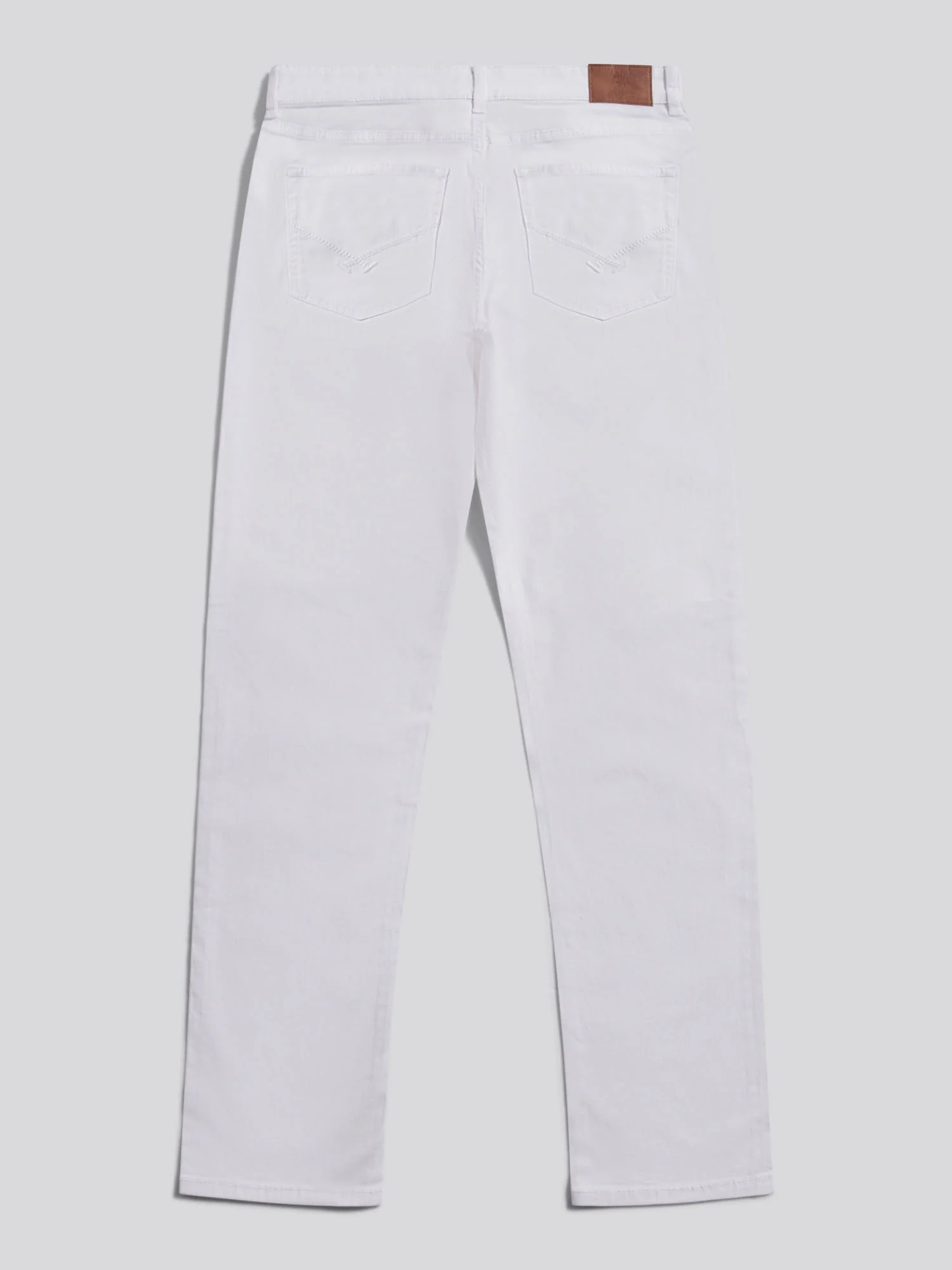 Mens Core 5 Pocket Trousers Bright White - Image 7