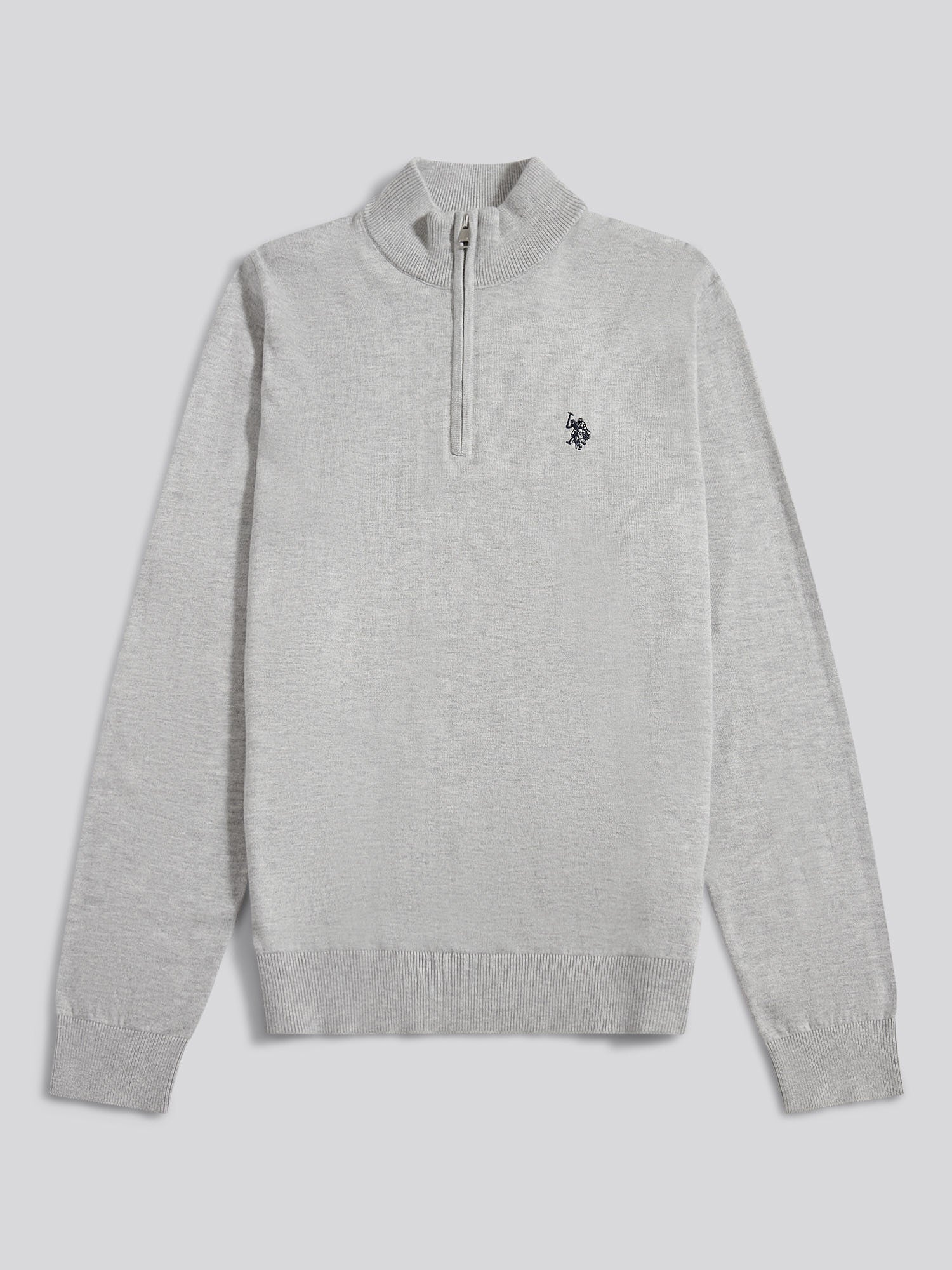 Męski bawełniany lejek szyja 1/4 zip z zamkiem w środkowej margle - Image 6