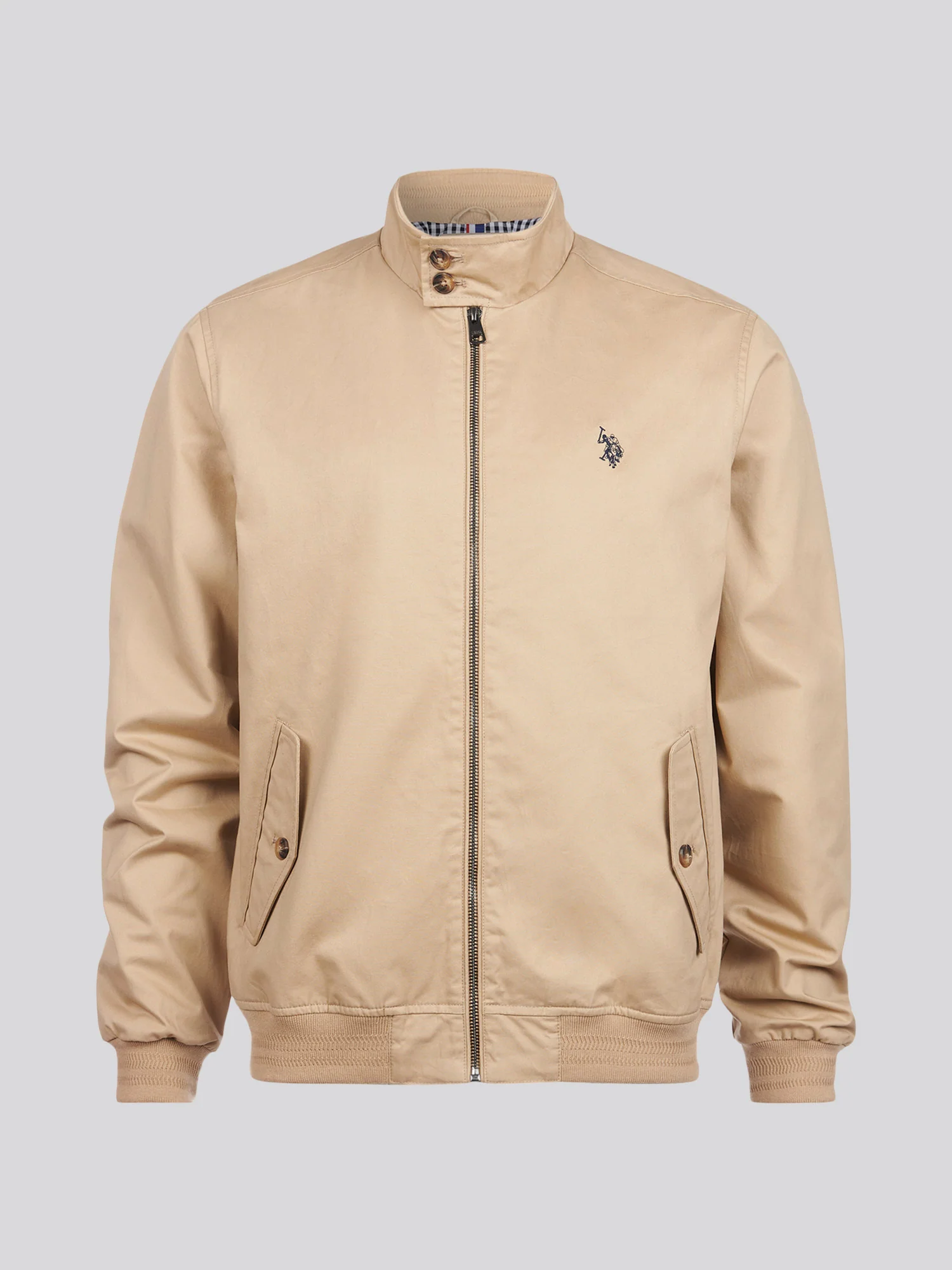 Mens Cotton Twill Harrington Kurtka w kukurydzy - Image 6