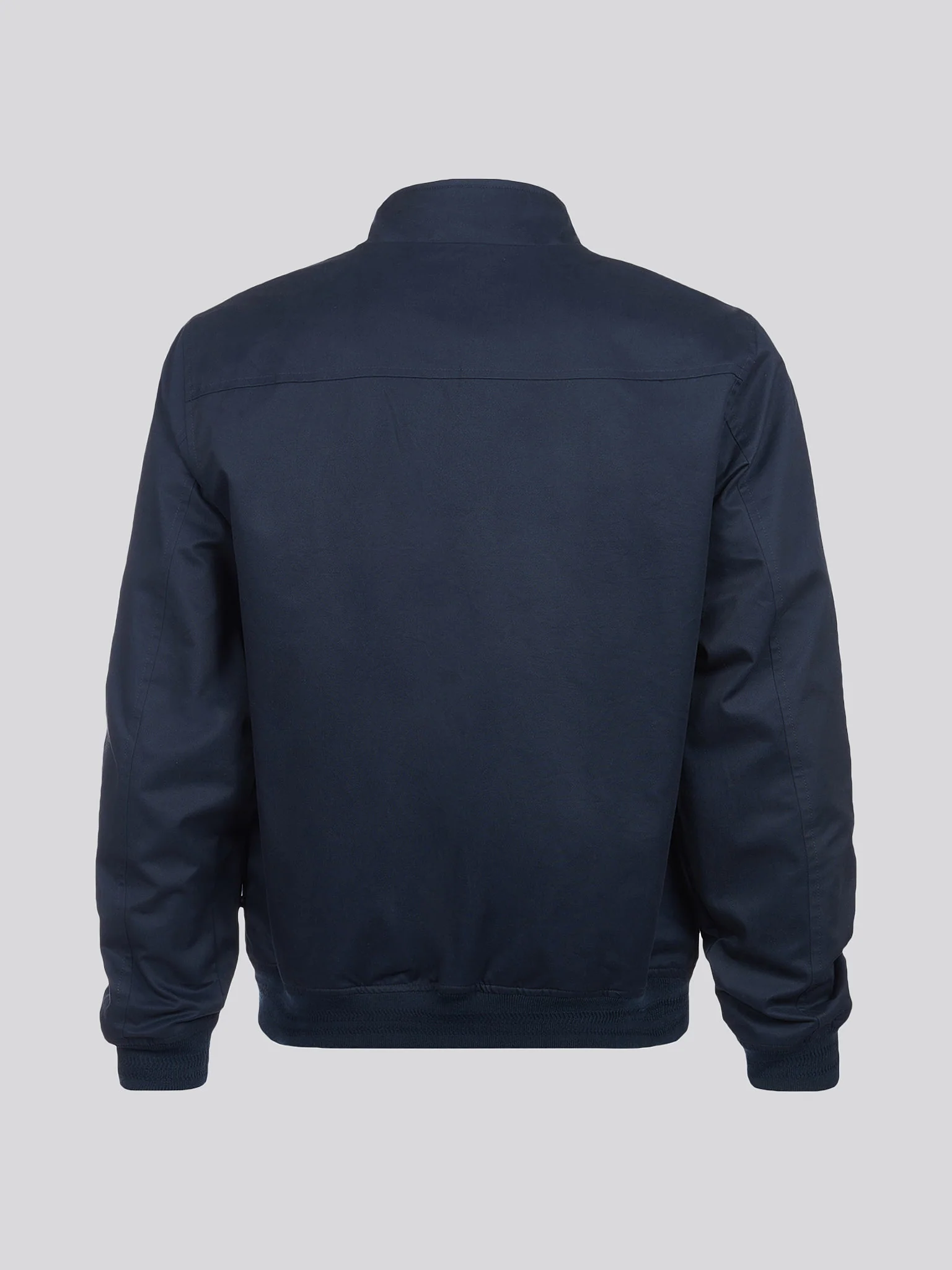 Mens Cotton Twill Harrington Kurtka w ciemnym szafirowym granatowym/haute Red Dhm - Image 10
