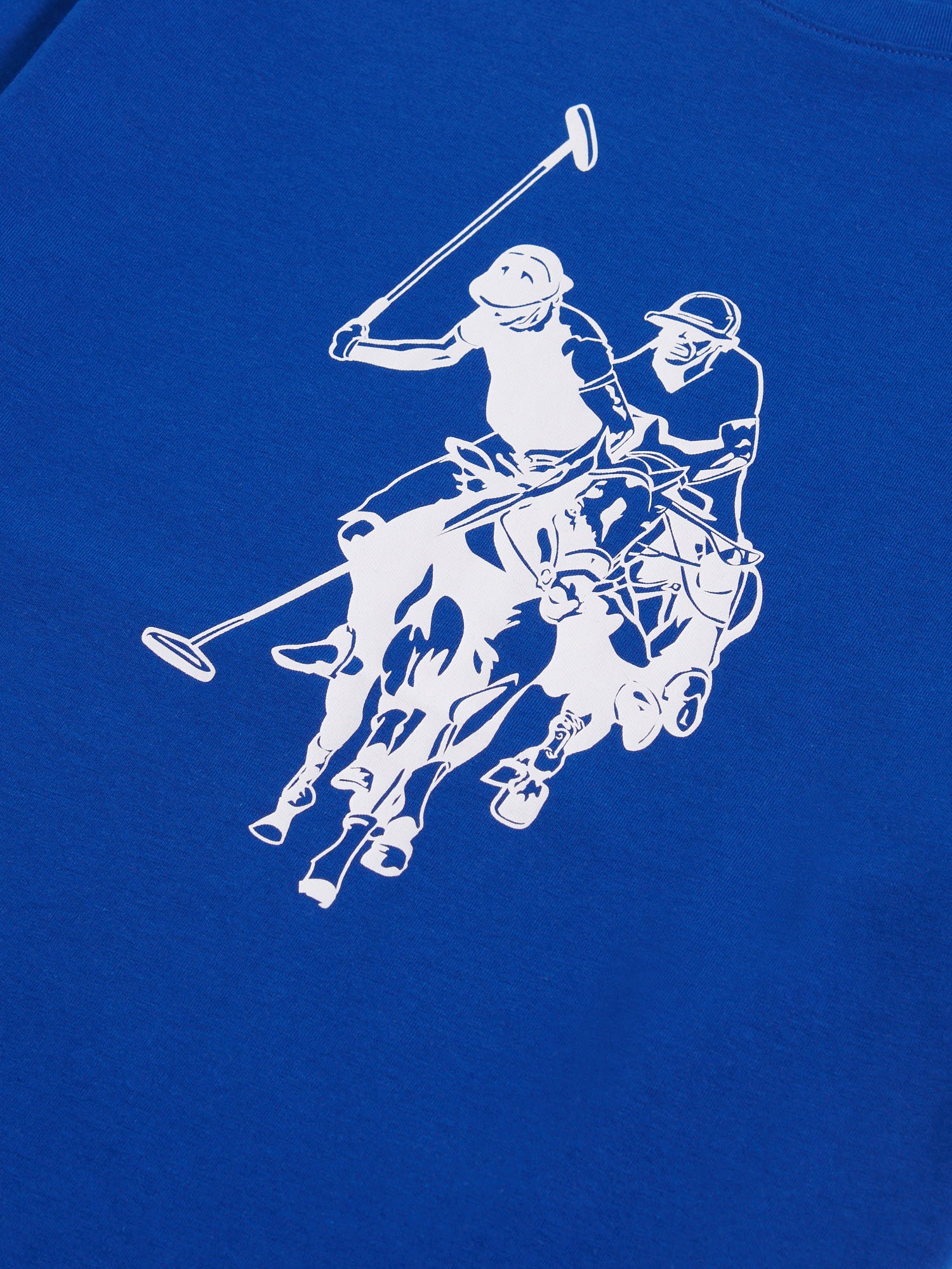 Męskie podwójne jeźdźcy graficzne T-shirt w niebieskim sodalicie - Image 7