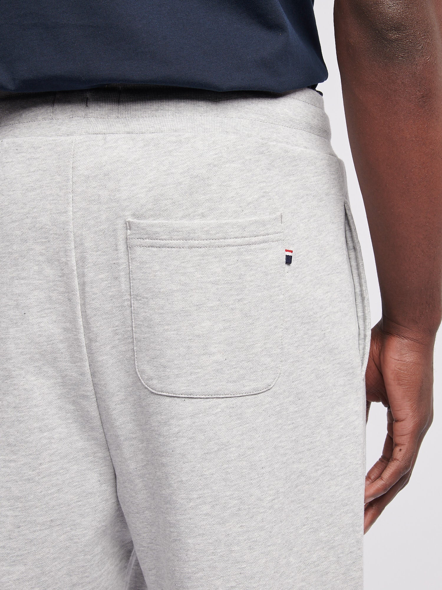 Mens Double Horsemen Loopback Jogger w Marl Minder Grey - Image 5