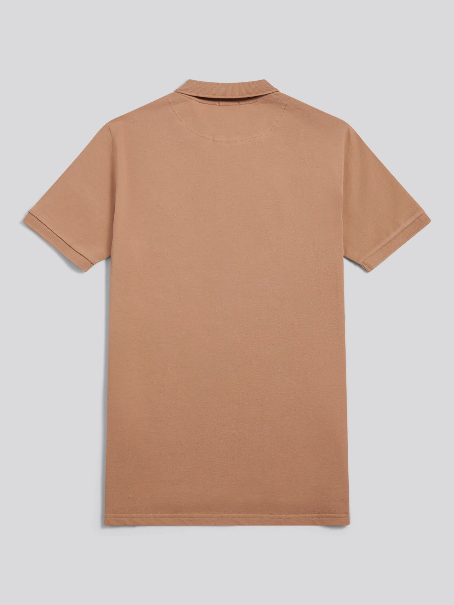 Mens Pique Polo Shirt Burro - Image 6