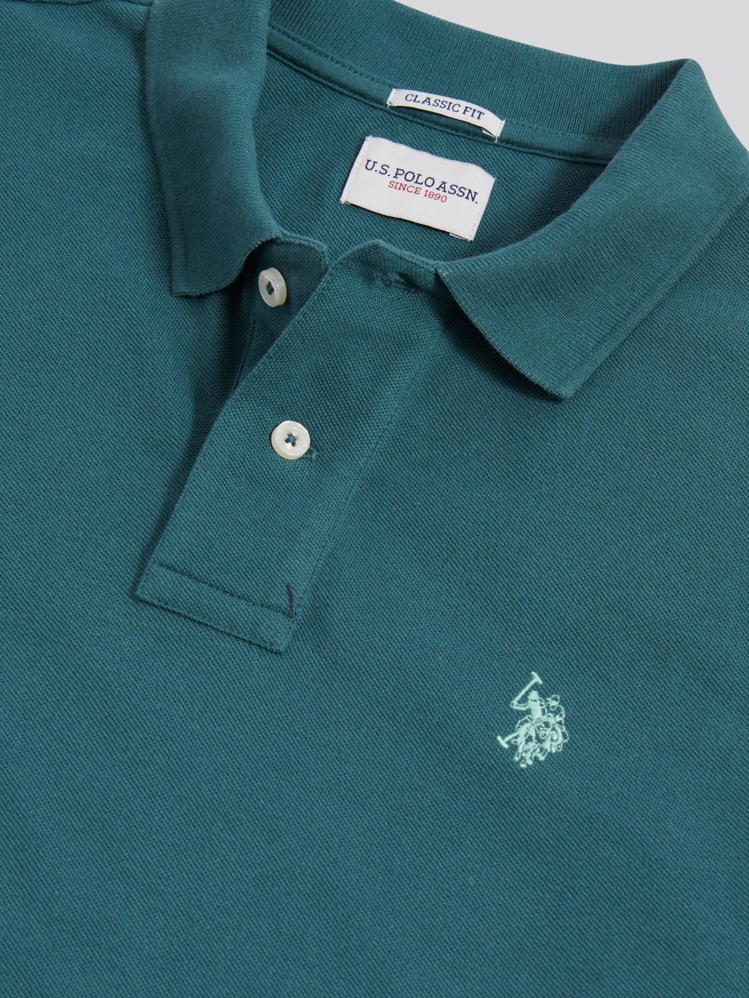 Mens Pique Polo Shirt Mediterranea - Image 7