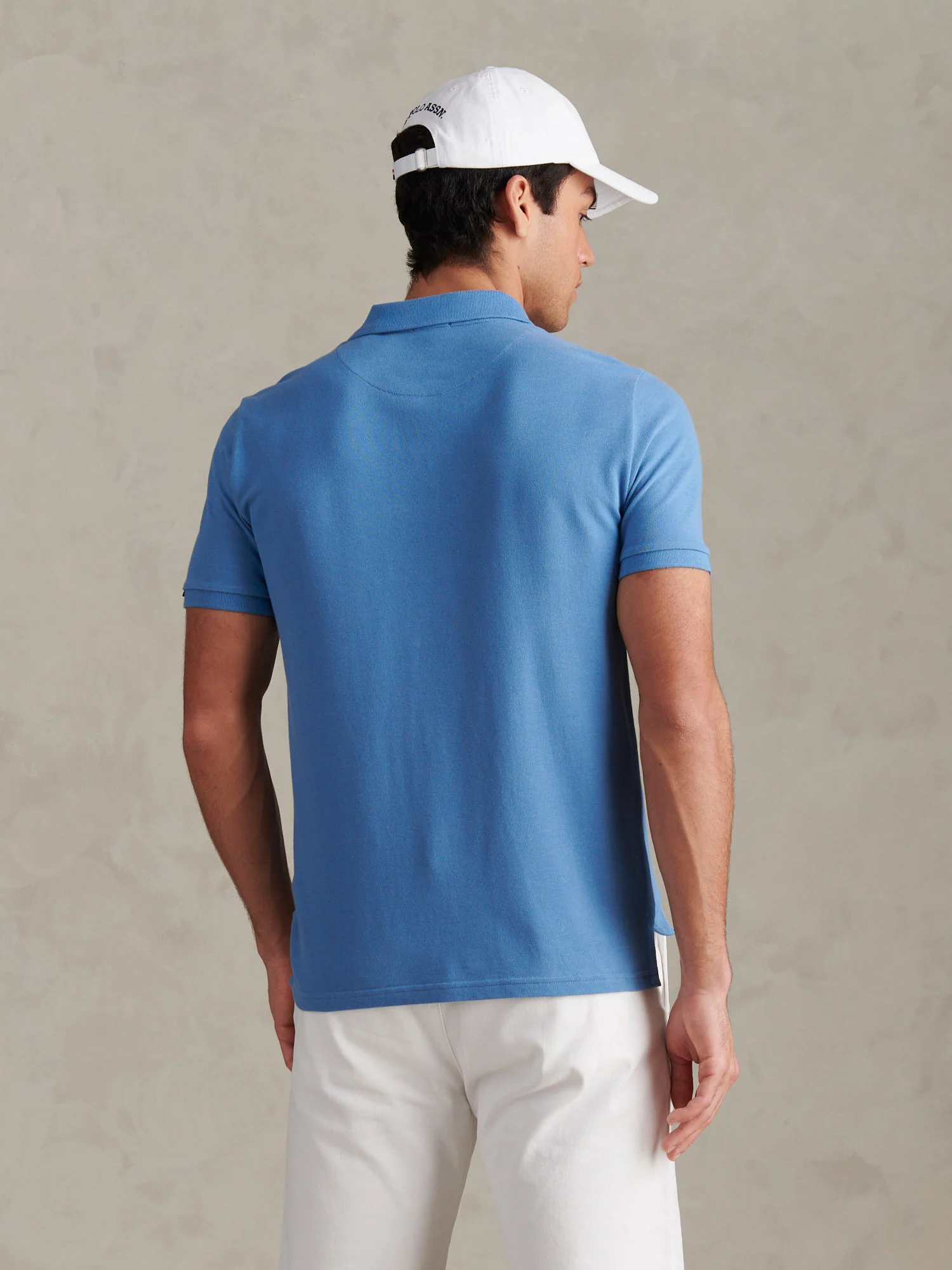 Mens Pique Polo Shirt Riviera - Image 4