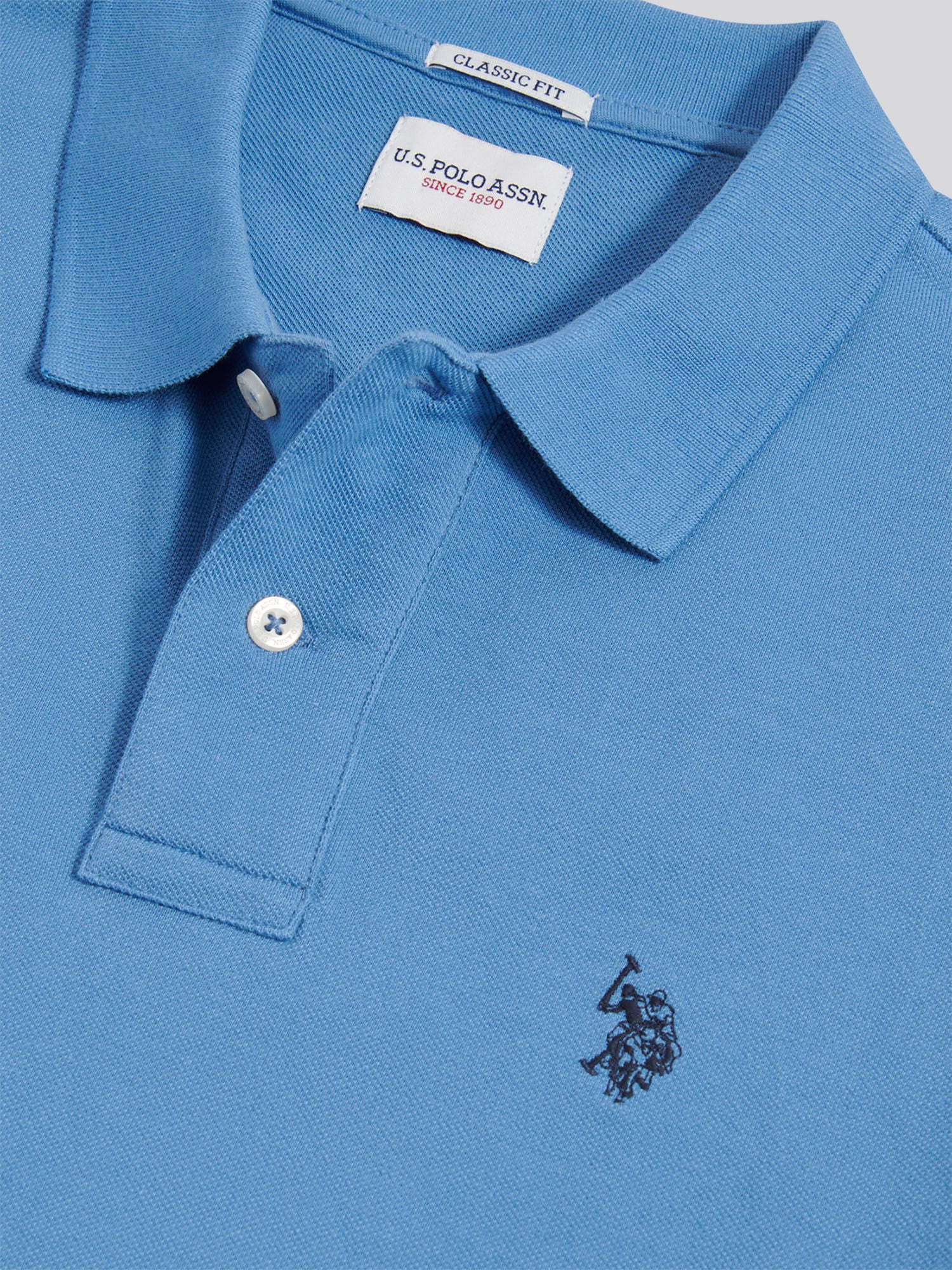 Mens Pique Polo Shirt Riviera - Image 8
