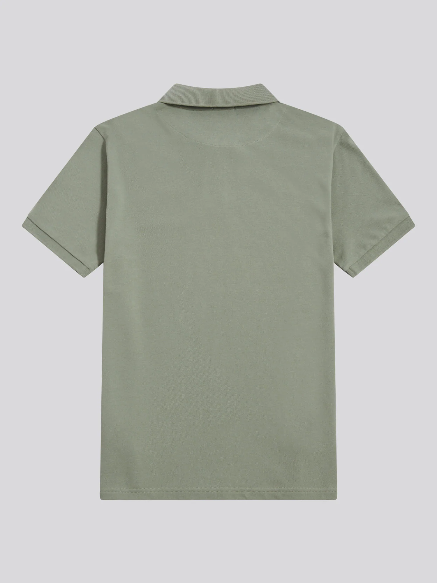 Mens Pique Polo Shirt Sea Spray - Image 6