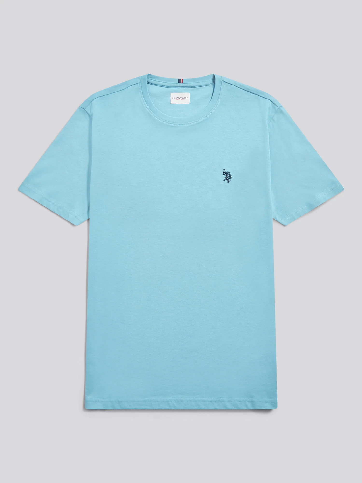 Mens Double Horsemen T-Shirt Air Blue - Image 5