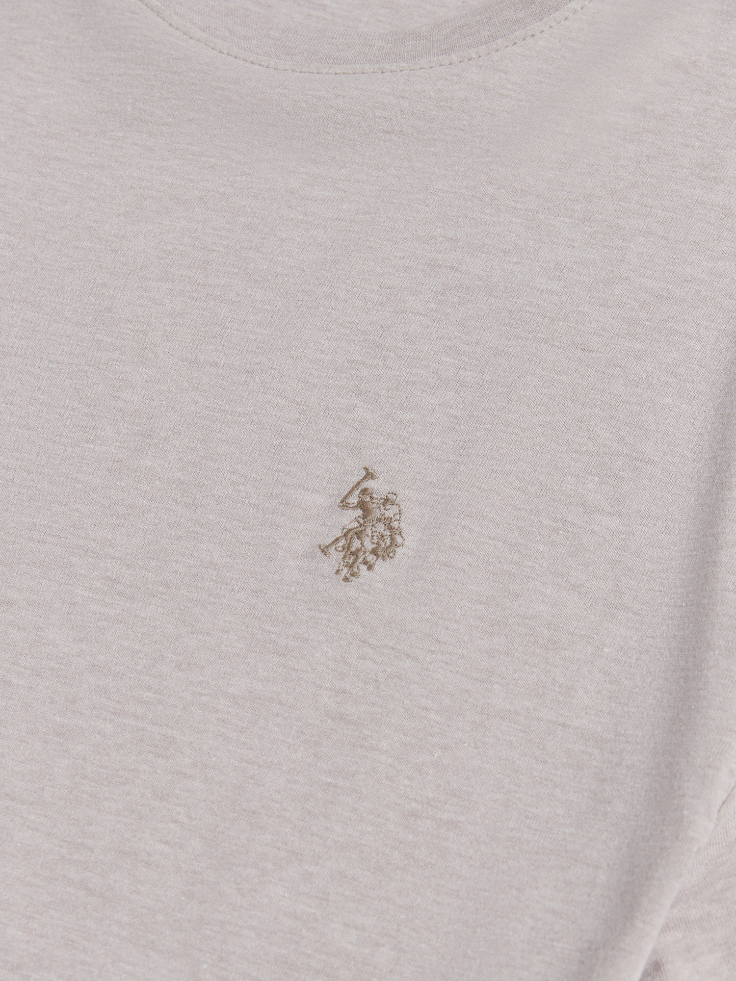 Mens Double Horsemen T-Shirt Atmosphere Marl - Image 3